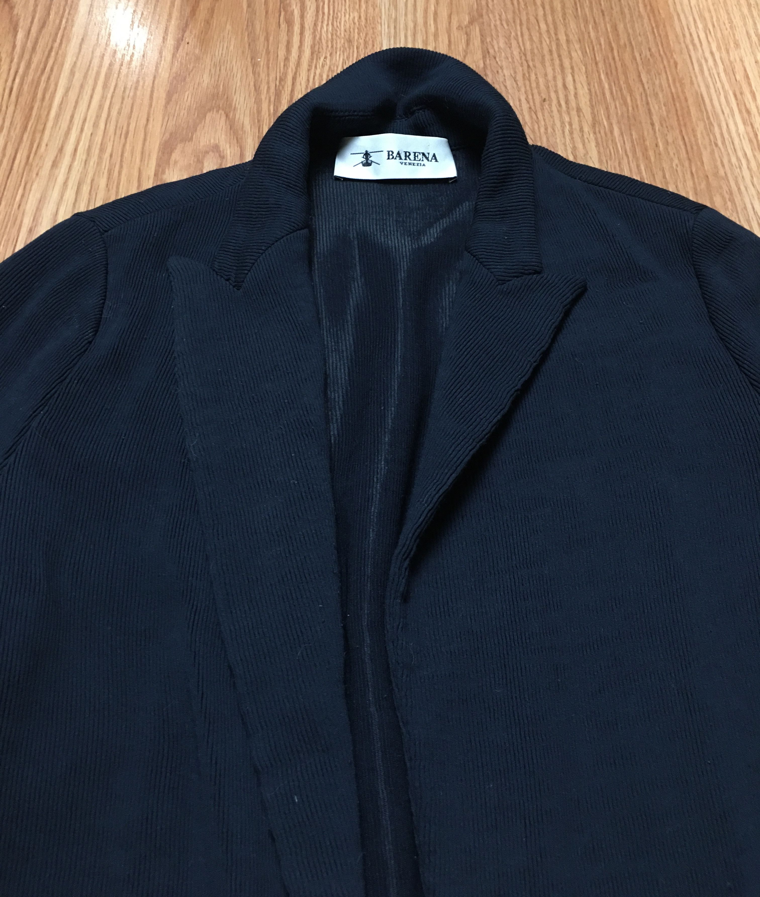 Barena Venezia Barena Venezia Navy Blue Velvet Long Jacket IT 40 Size S / US 4 / IT 40 - 7 Thumbnail