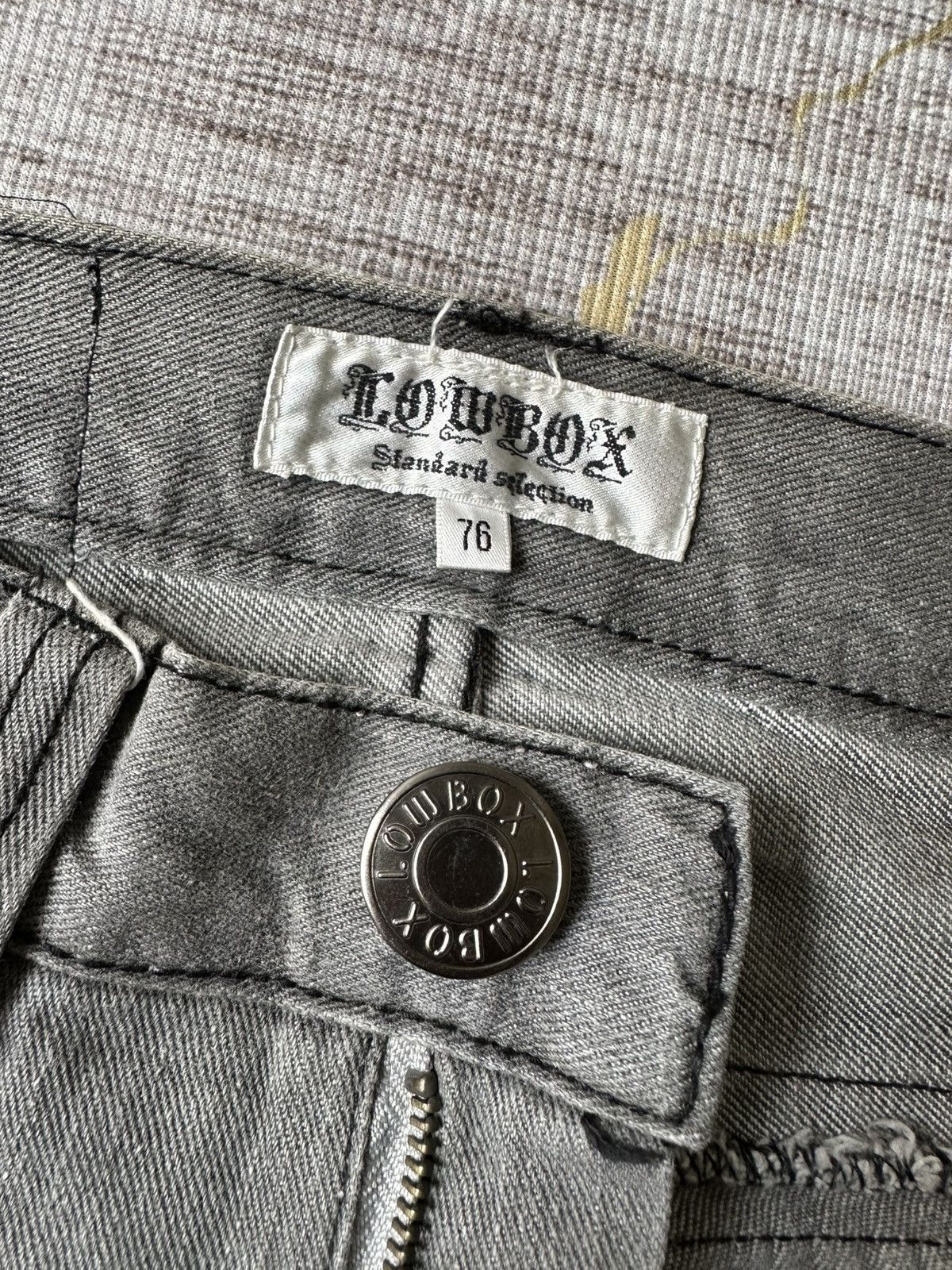 Japanese Brand Lowbox Claw Marks Design Denim Size US 29 - 18 Thumbnail