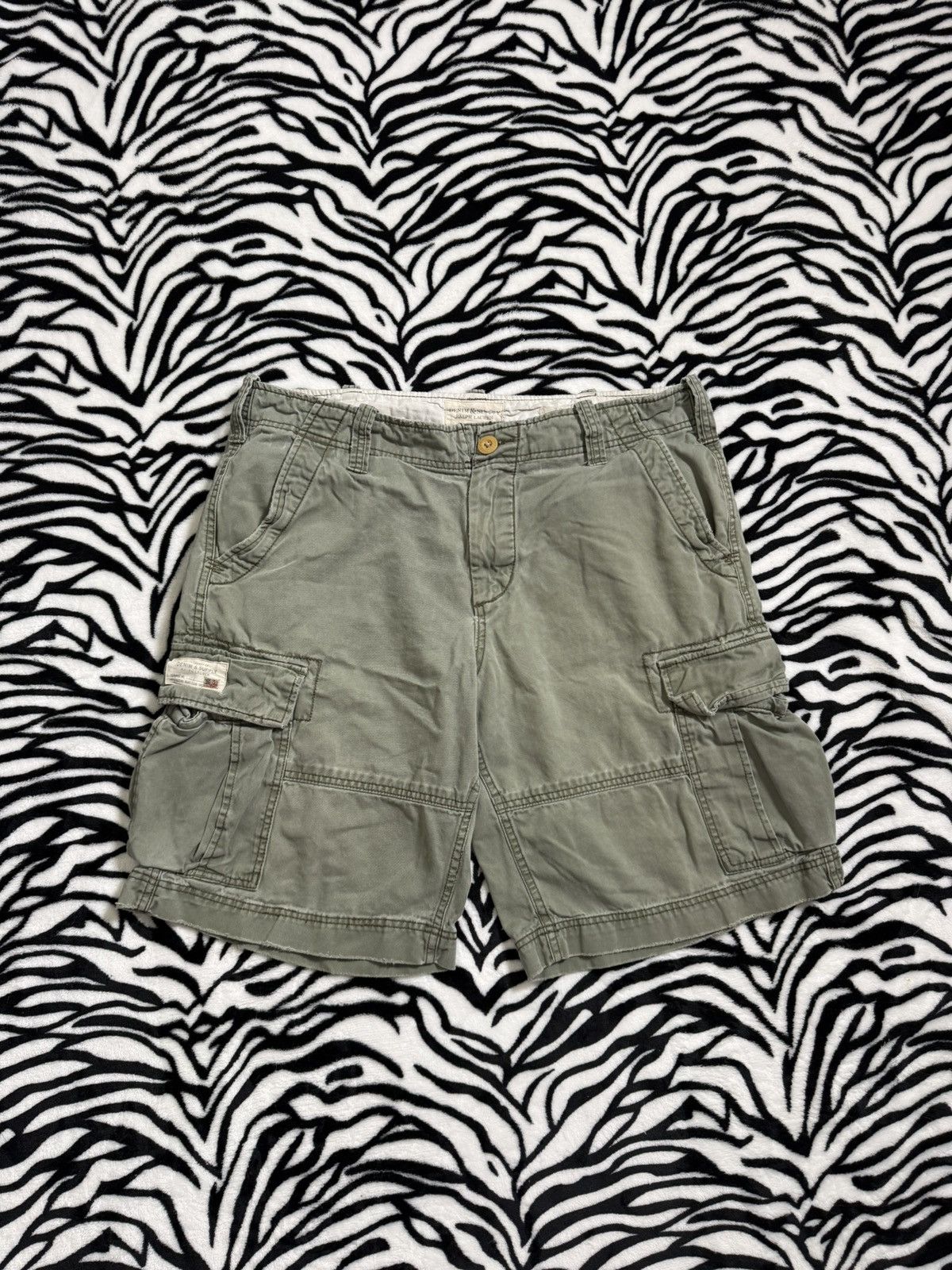 Denim & Supply Ralph Lauren Vintage RL Denim & Supply Cargo Shorts Military SZ 36 Size US 36 / EU 52 - 1 Thumbnail