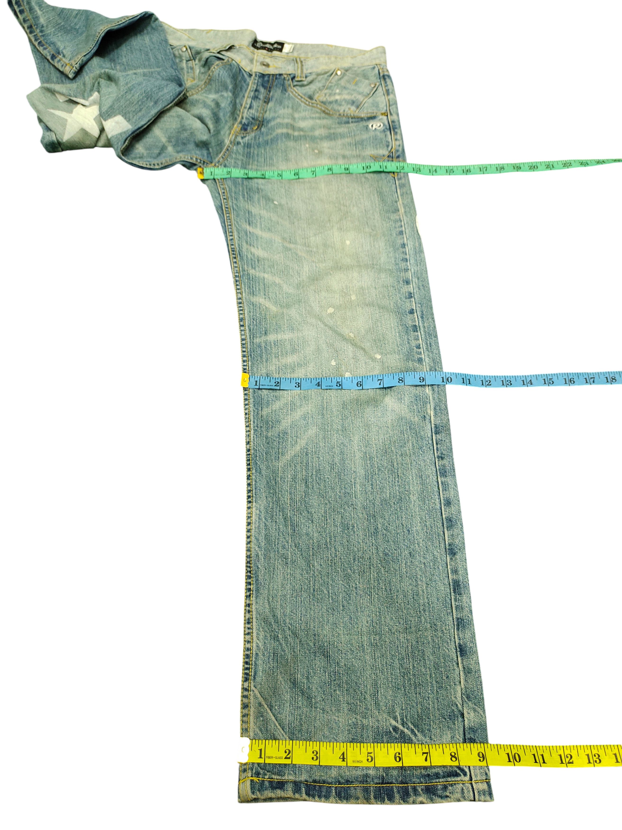 Kapital Real B Voice Japan '34 Real' Clawmark Faded Denim Jeans Size US 32 / EU 48 - 16 Thumbnail