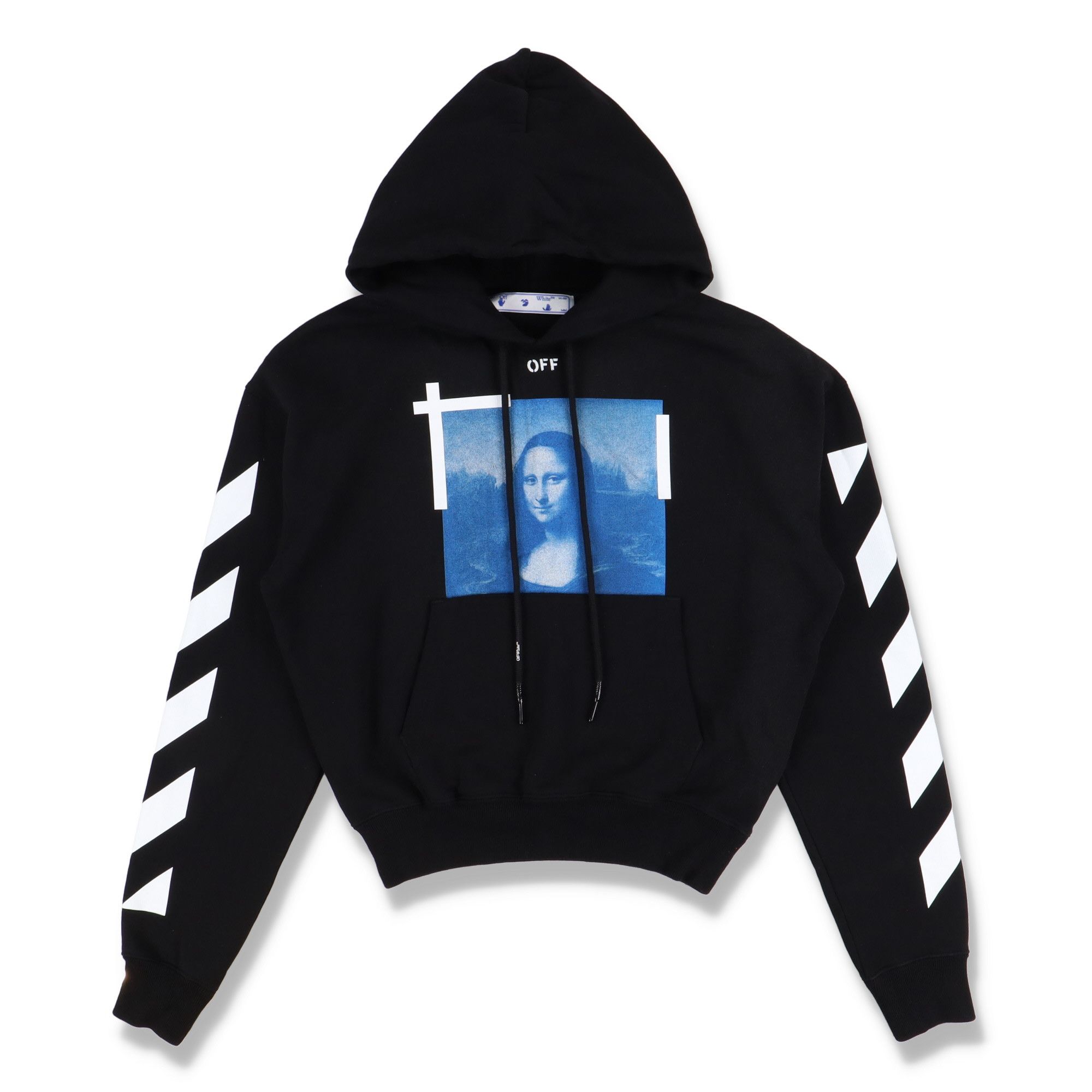 Off-White Black Mona Lisa Arrows Oversized Hoodie Size US S / EU 44-46 / 1 - 1 Thumbnail