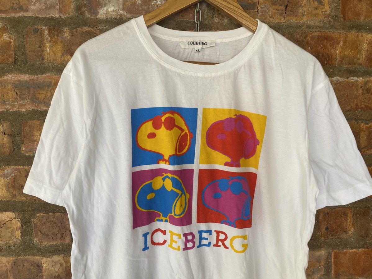 Iceberg × Peanuts 90s Ice Berg X Peanut Andy warhol portrait tee Size US L / EU 52-54 / 3 - 3 Thumbnail