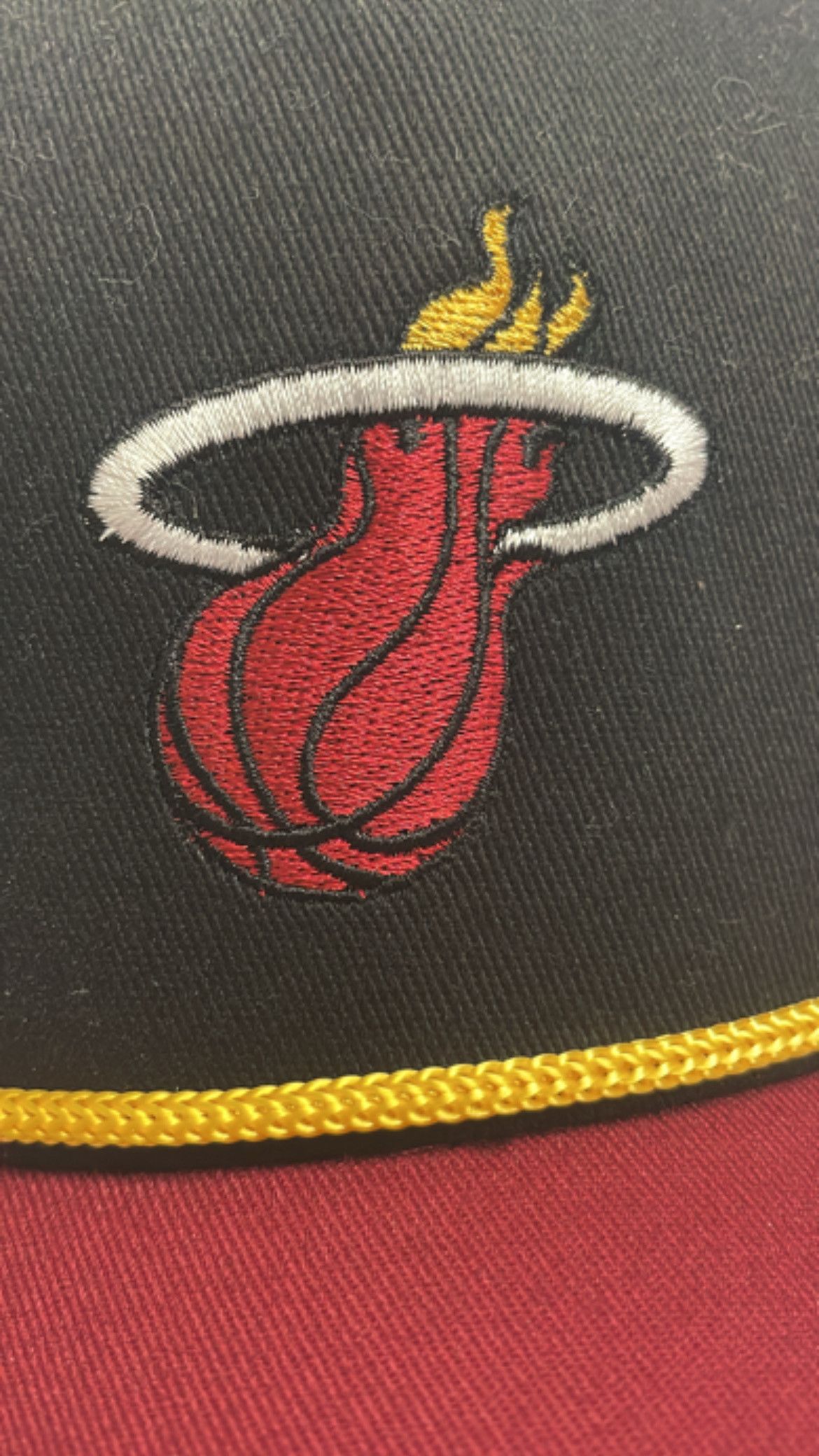 BMW Miami Heat BMW NBA Strapback Hat (Adult Size) Adjustable Size ONE SIZE - 8 Thumbnail
