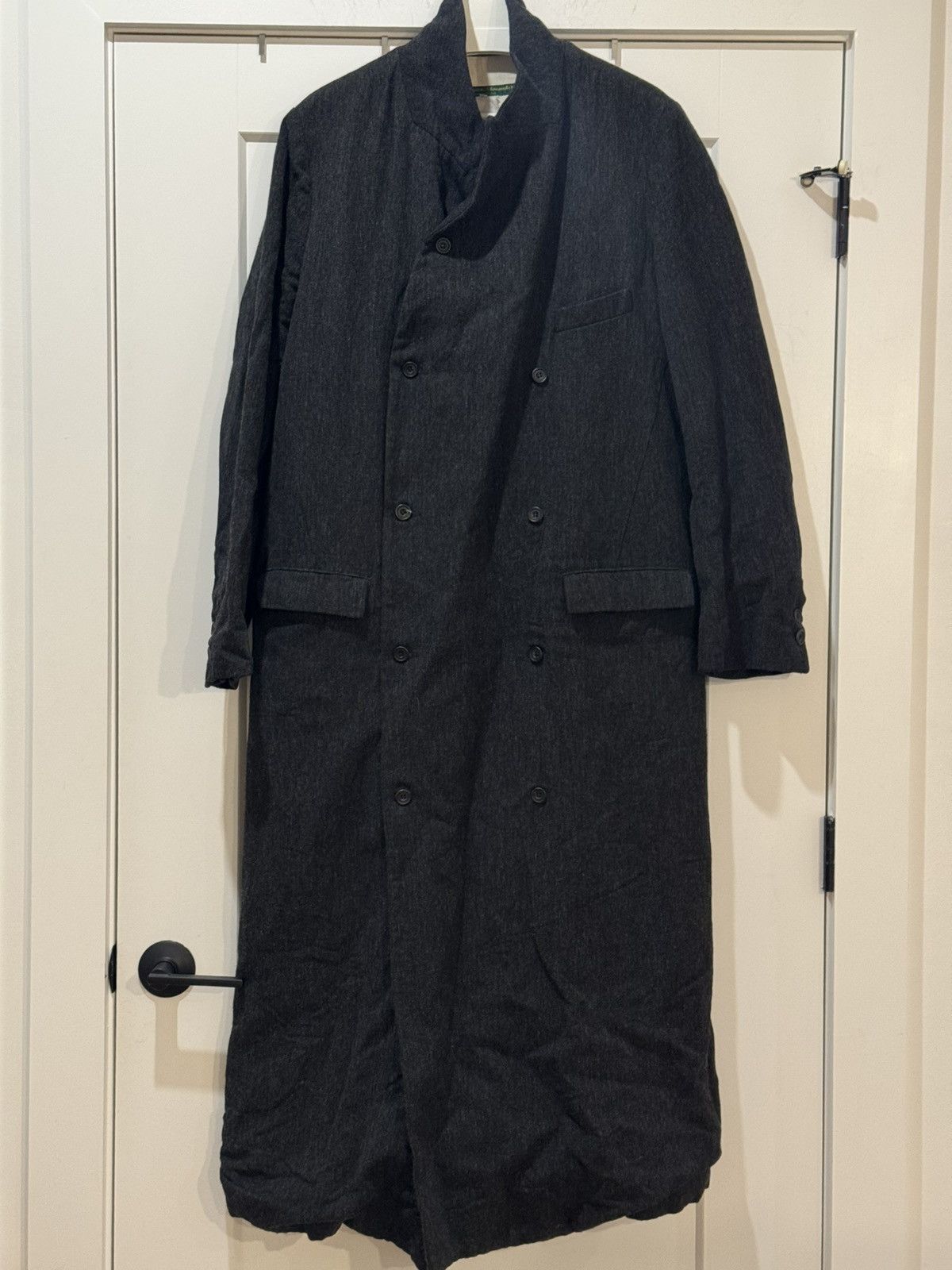 Paul Harnden Shoemakers Double Breasted Long Coat Size US XL / EU 56 / 4 - 2 Thumbnail
