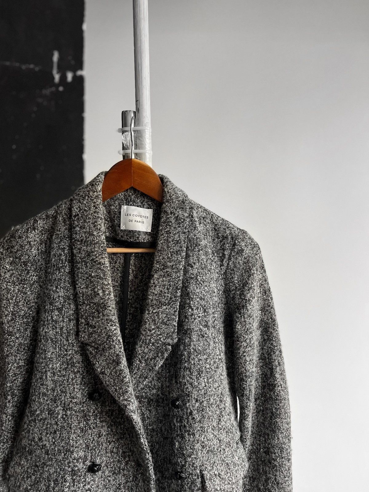 Designer Les Coyotes De Paris Womens Gray Blazer Jacket Chrissy Size S / US 4 / IT 40 - 2 Thumbnail