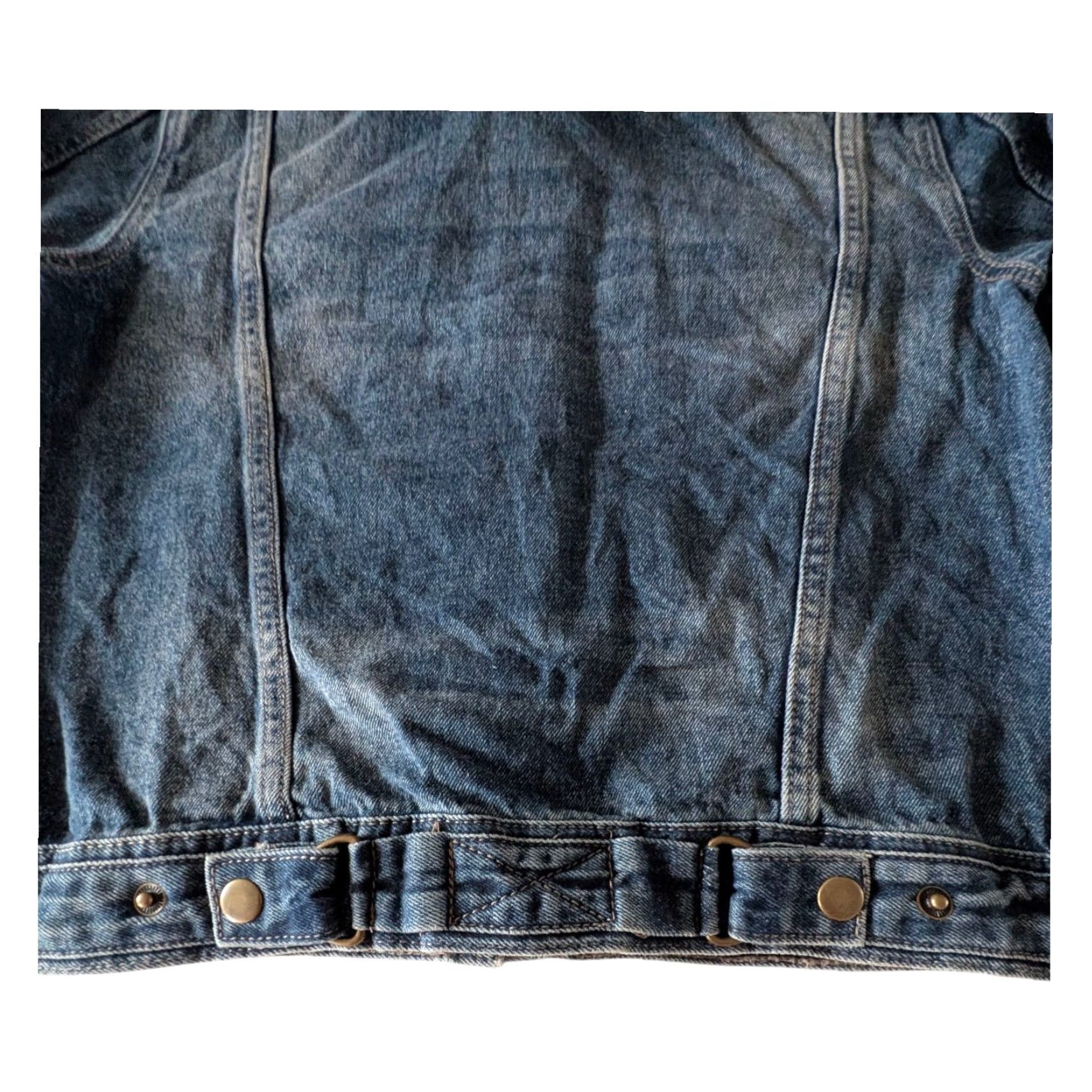 Vintage Lee Cooper Denim Jacket – Size 10 – Classic Blue – Denim Trucker Jacket – Women – Grade A – 100% Cotton Size L / US 10 / IT 46 - 5 Thumbnail