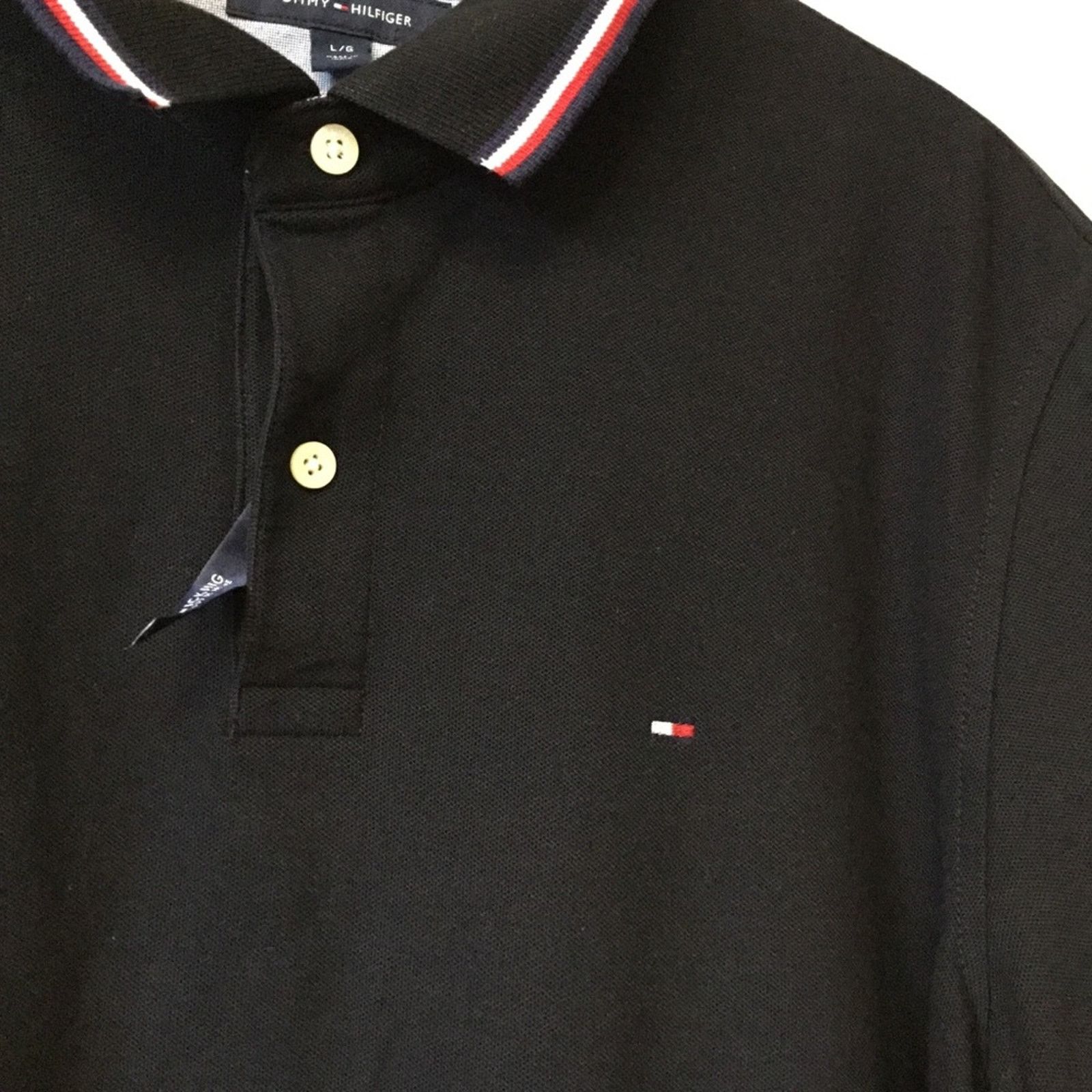 Tommy Hilfiger Tommy Hilfiger Black Men Polo Shirt Size US L / EU 52-54 / 3 - 5 Thumbnail