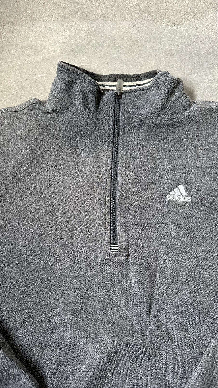 Adidas VINTAGE ADIDAS MIDZIPPER SWEATER Size US L / EU 52-54 / 3 - 3 Thumbnail