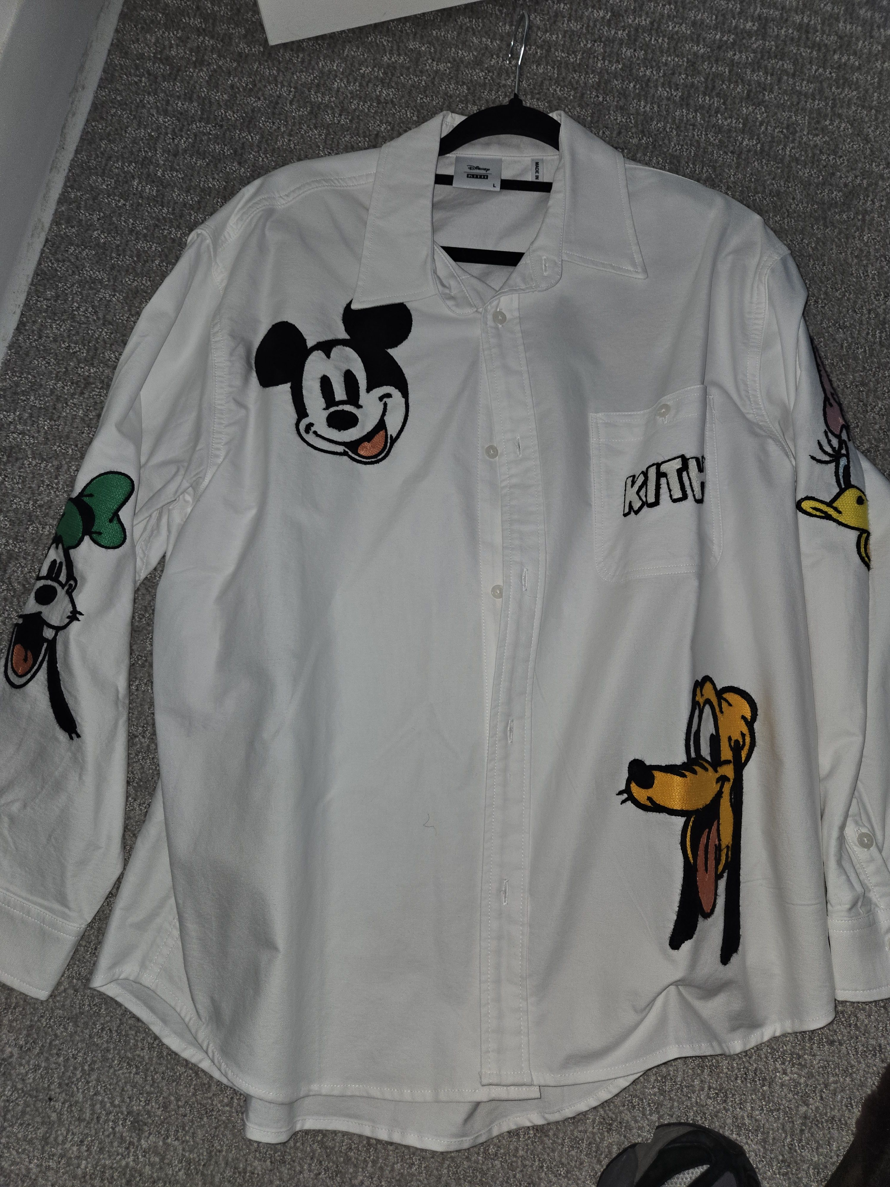Kith LIMITED EDITION DISNEY x KITH MICKEY & FRIENDS OXFORD SHIRT Size US L / EU 52-54 / 3 - 3 Thumbnail