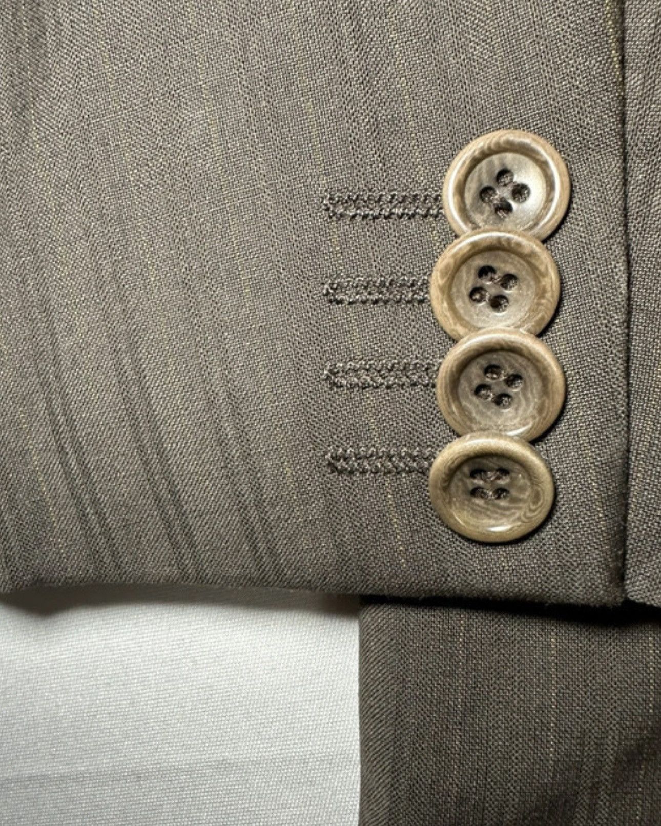 Vintage Vintage Jules Brown Blazer Size 44R - 3 Thumbnail