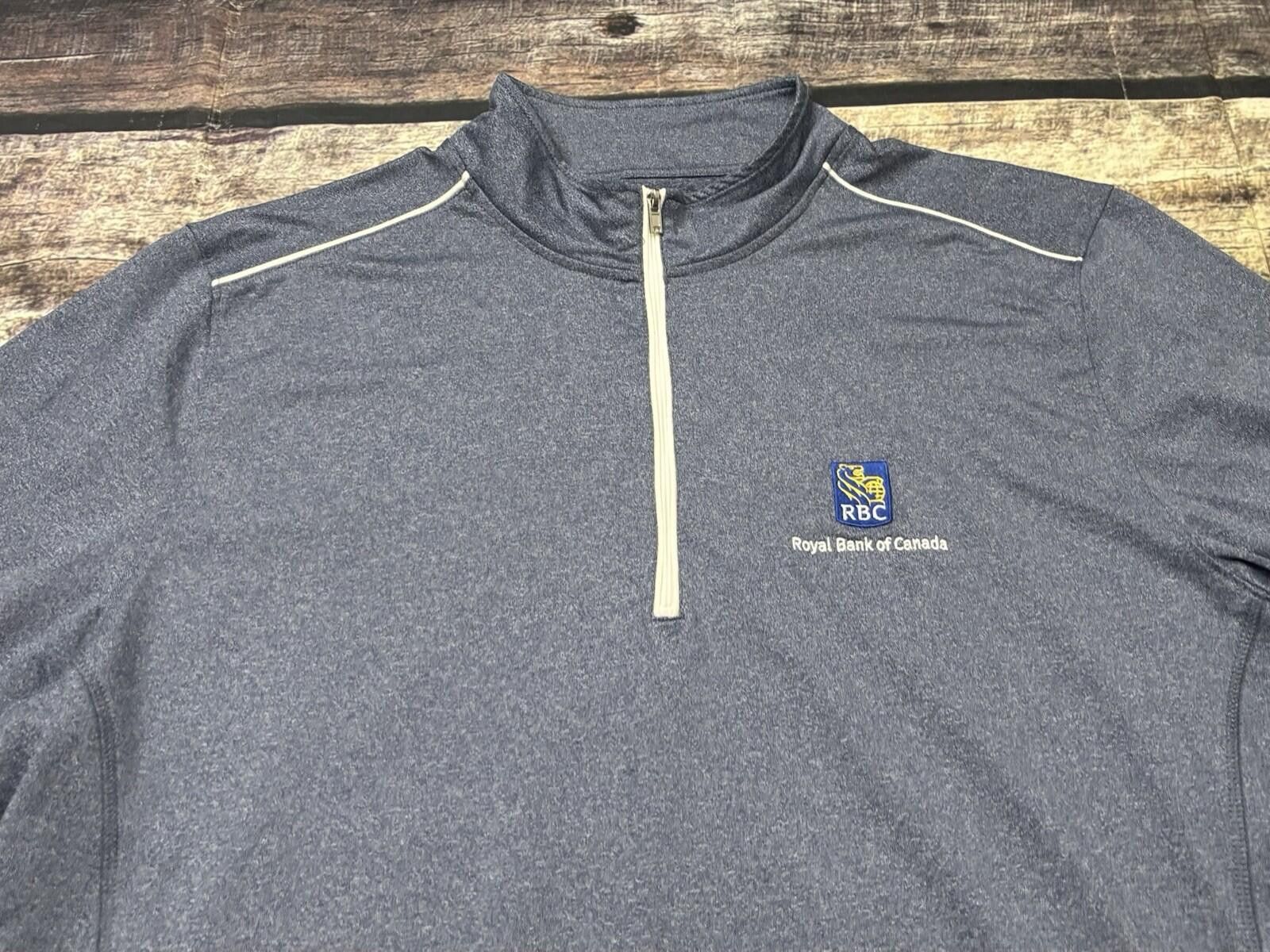 johnnie-O Johnnie-O Sweater Mens Large 1/4 Zip Pullover Royal Bank Size US L / EU 52-54 / 3 - 4 Thumbnail