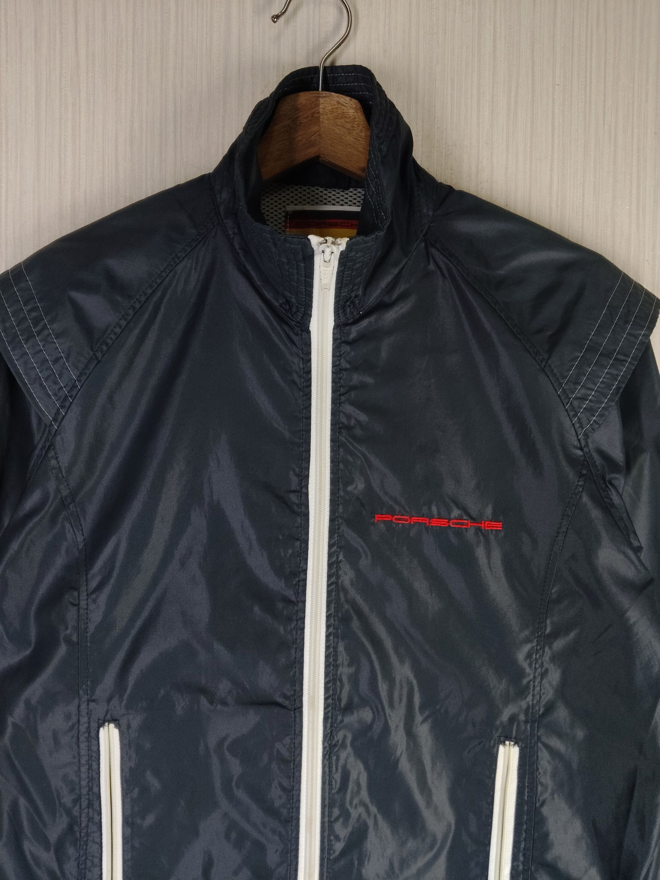 Porsche Design Rare Vintage 90s Porsche Light Zipper Jacket Size US M / EU 48-50 / 2 - 2 Thumbnail