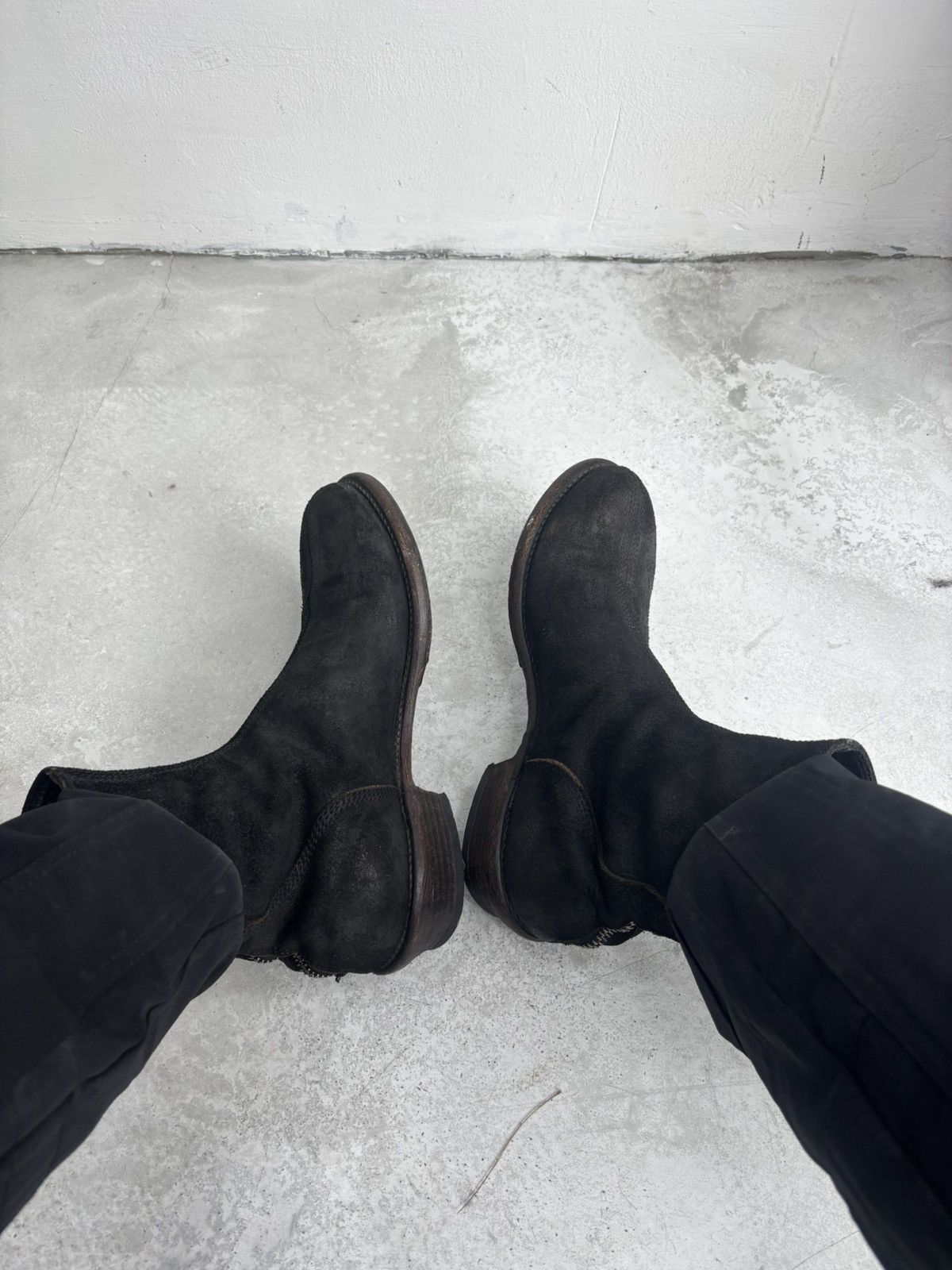Julius Julius_7 SS2010 rough-out suede leather boots Size US 9.5 / EU 42-43 - 3 Thumbnail