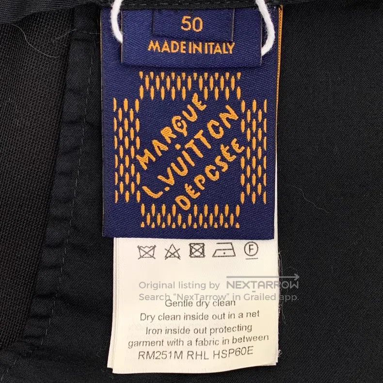 Louis Vuitton Louis Vuitton size US 50 25 black wool slouchy straight leg Size US 34 / EU 50 - 7 Thumbnail