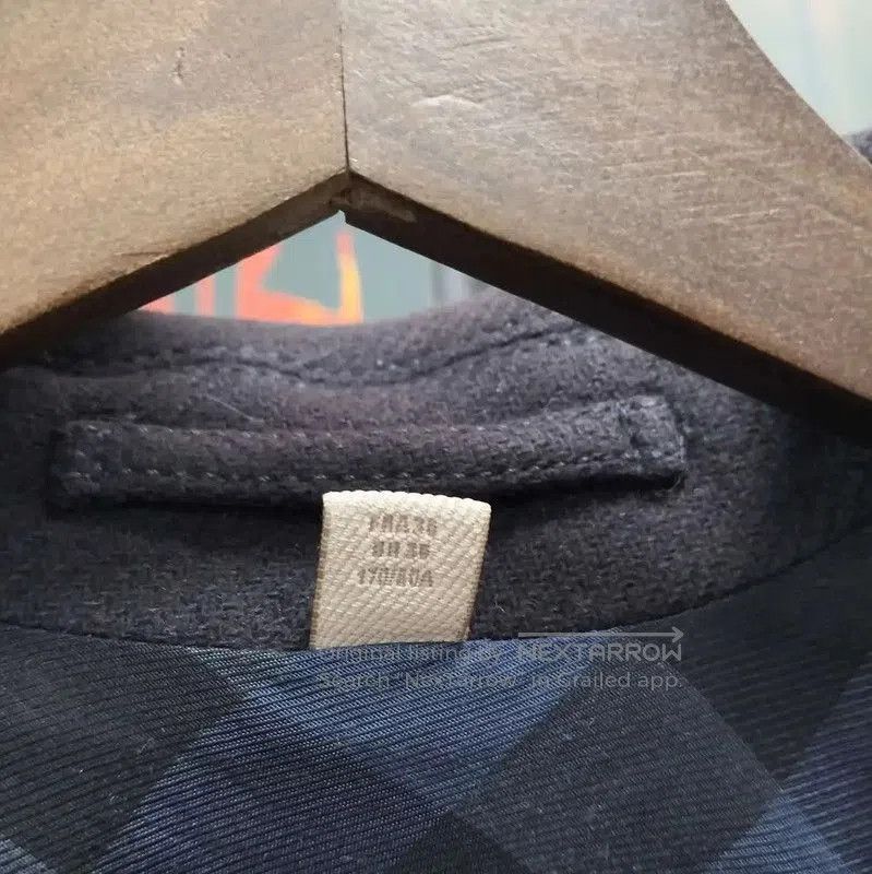 Burberry Burberry Women's Black Wool Winter Jacket. Size L / US 10 / IT 46 - 4 Thumbnail