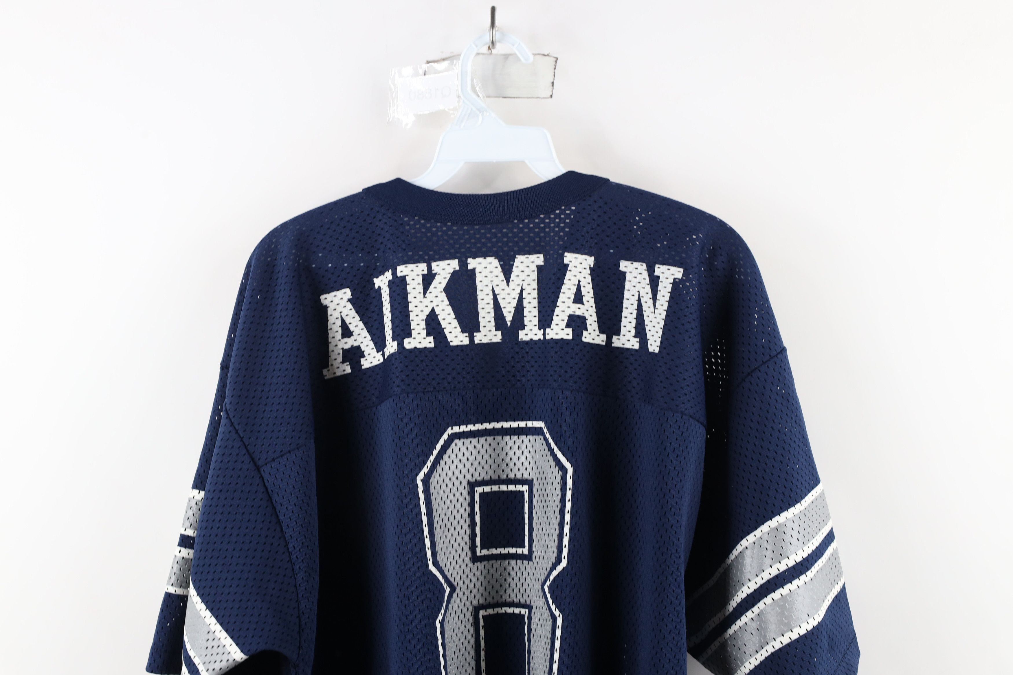Vintage Vintage 90s Dallas Cowboys Football Jersey Blue USA #8 Size US L / EU 52-54 / 3 - 12 Thumbnail