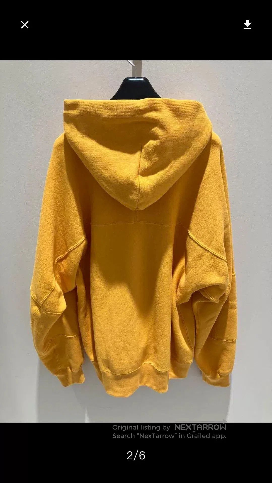 N.Hoolywood Champion Collaboration Yellow Hoodie. Size US L / EU 52-54 / 3 - 2 Thumbnail