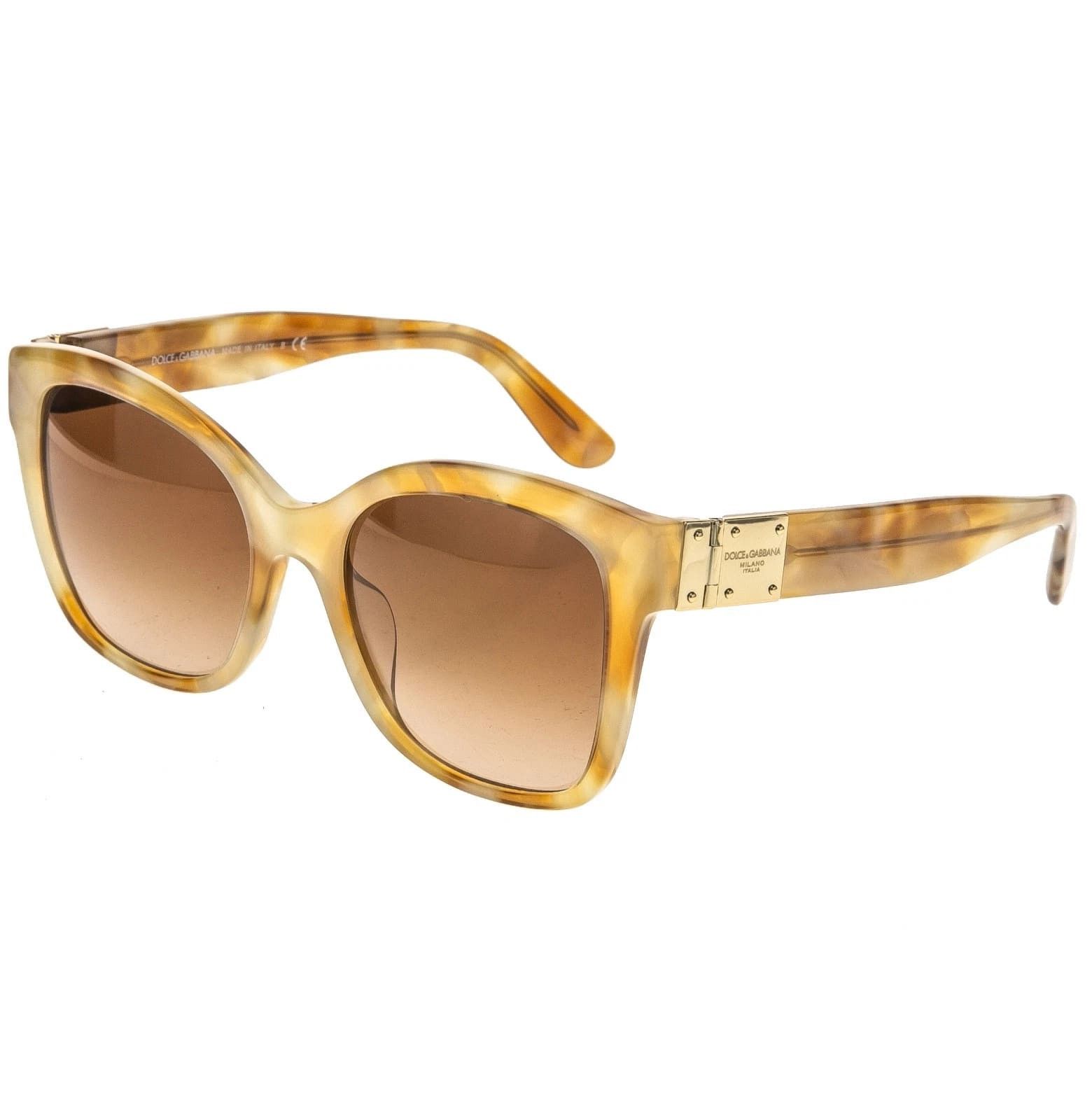 Dolce & Gabbana DOLCE & GABBANA DG4309 4309 Pearl Brown Gradient Sunglasses Size ONE SIZE - 7 Thumbnail