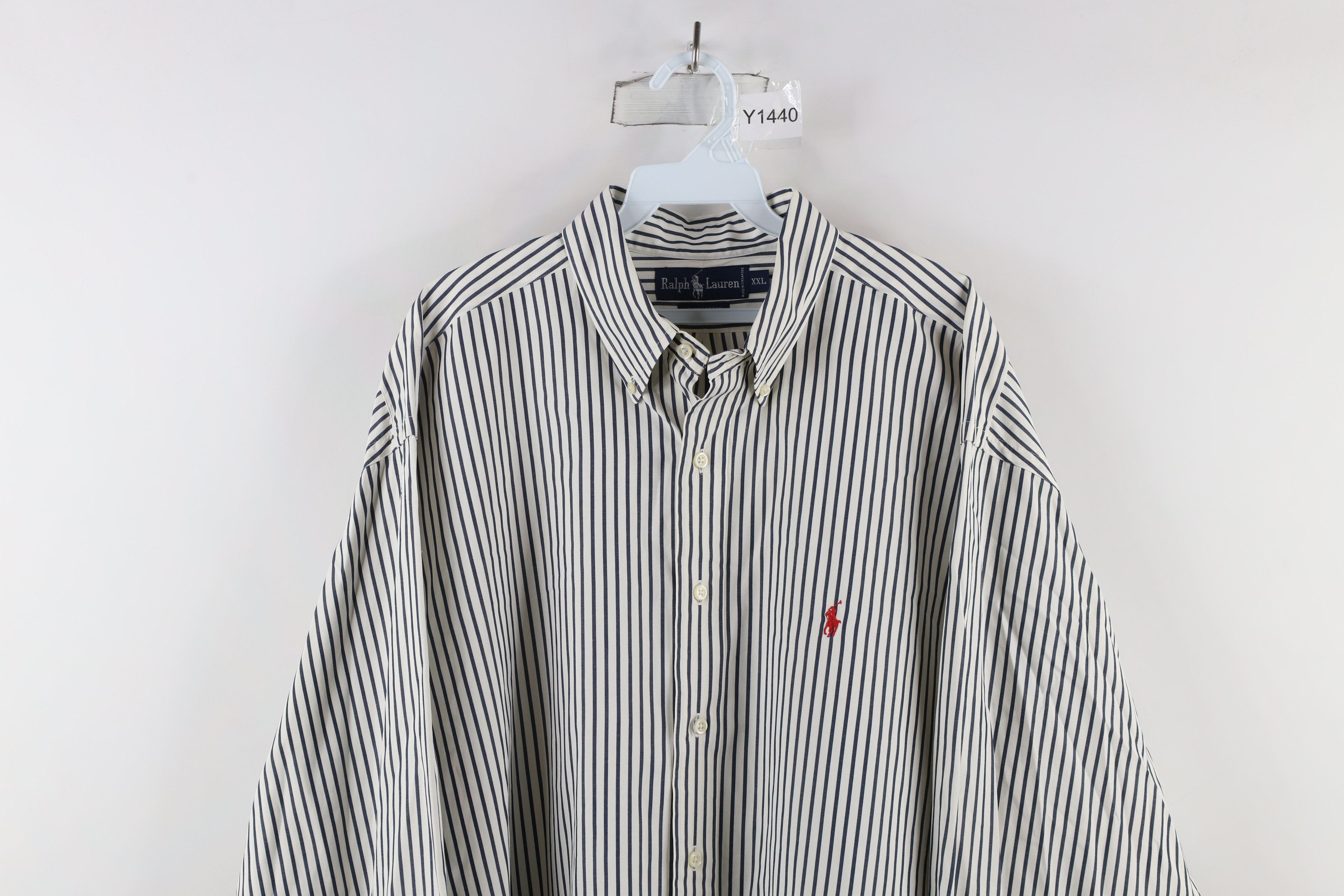 Ralph Lauren × Vintage Vintage 90s Ralph Lauren Collared Button Down Shirt Cotton Size US XXL / EU 58 / 5 - 2 Thumbnail