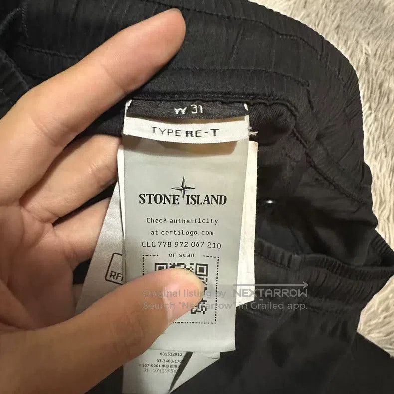 Stone Island Stone Island Work Pants Trousers Black Size US 31 - 5 Thumbnail