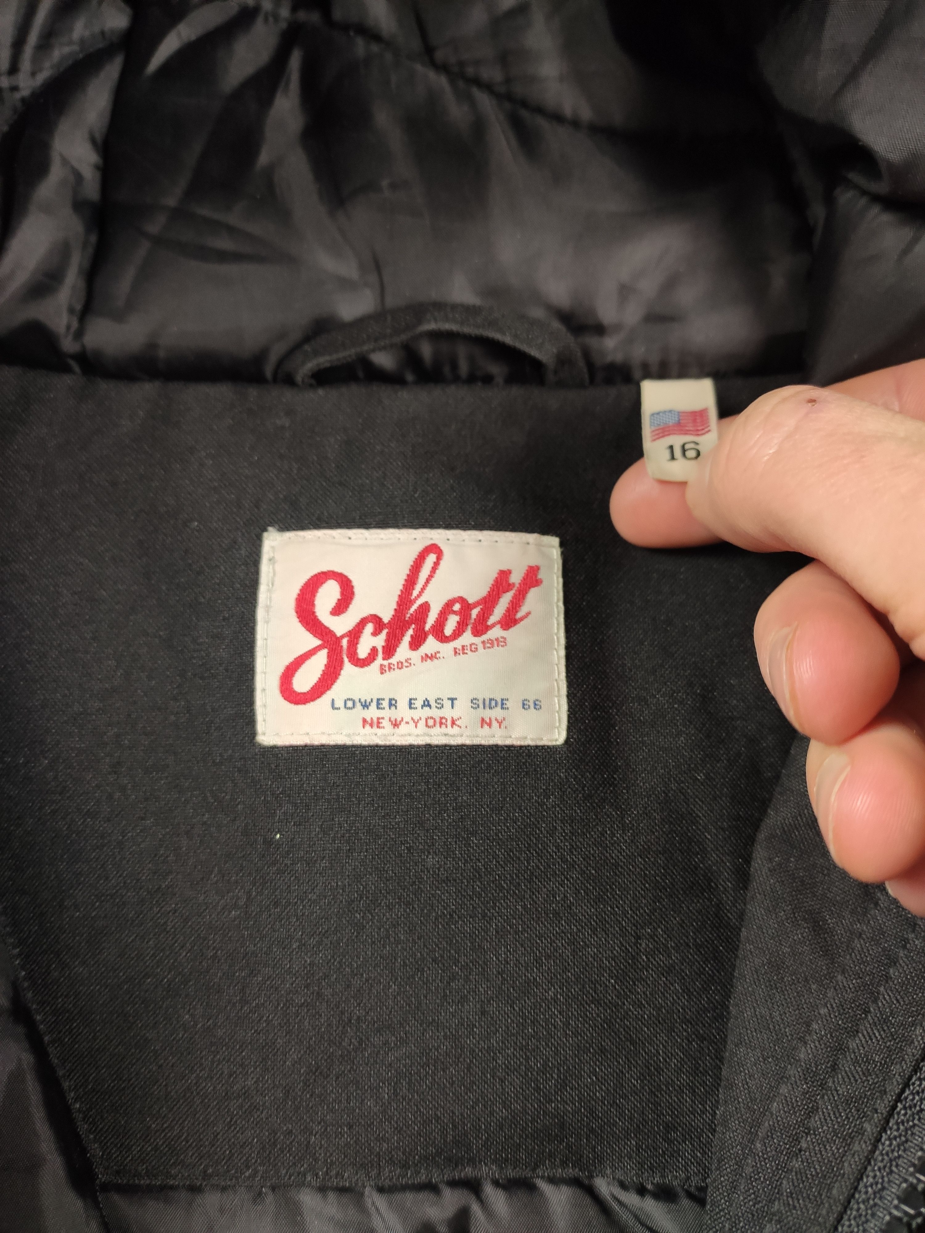 Schott Schott USA men down jacket aviator Size US M / EU 48-50 / 2 - 7 Thumbnail