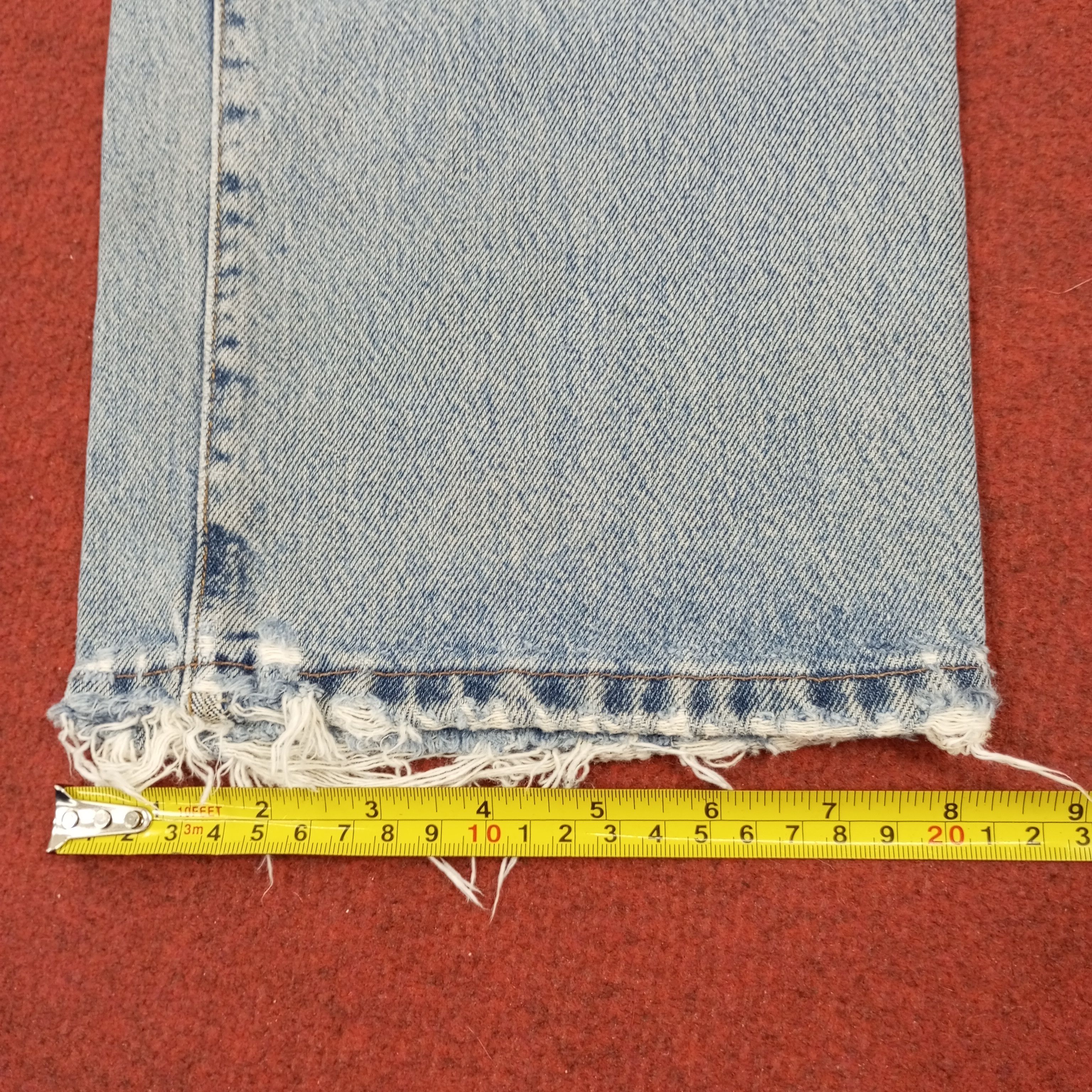 RRL Ralph Lauren × Ralph Lauren × Vintage RRL Ralph Lauren Fashion Style Distressed Jeans Size US 34 / EU 50 - 11 Thumbnail