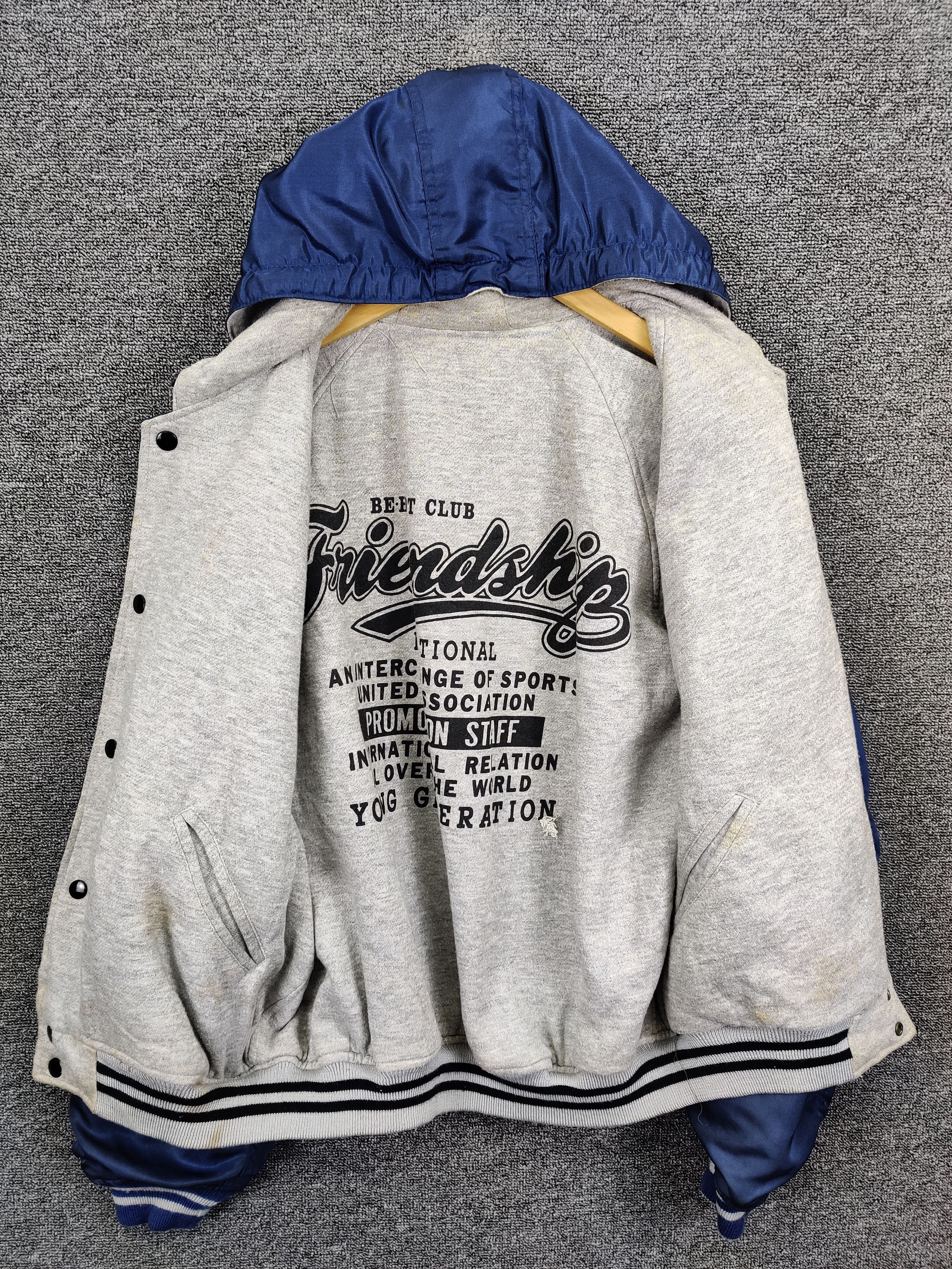 Japanese Brand Vintage Be Hot Club Reversible Bomber Varsity Hoodie Jacket Size US XL / EU 56 / 4 - 9 Thumbnail