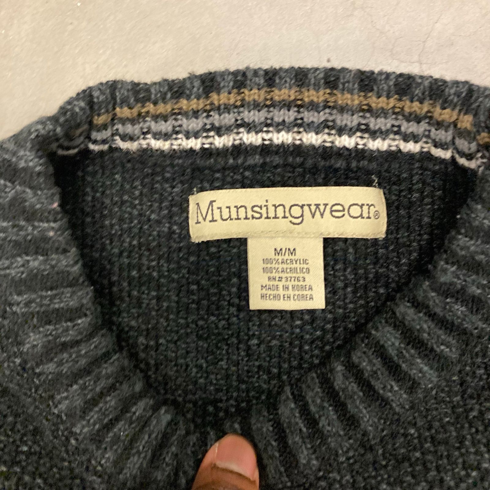 Vintage vintage striped sweater Size US M / EU 48-50 / 2 - 3 Thumbnail