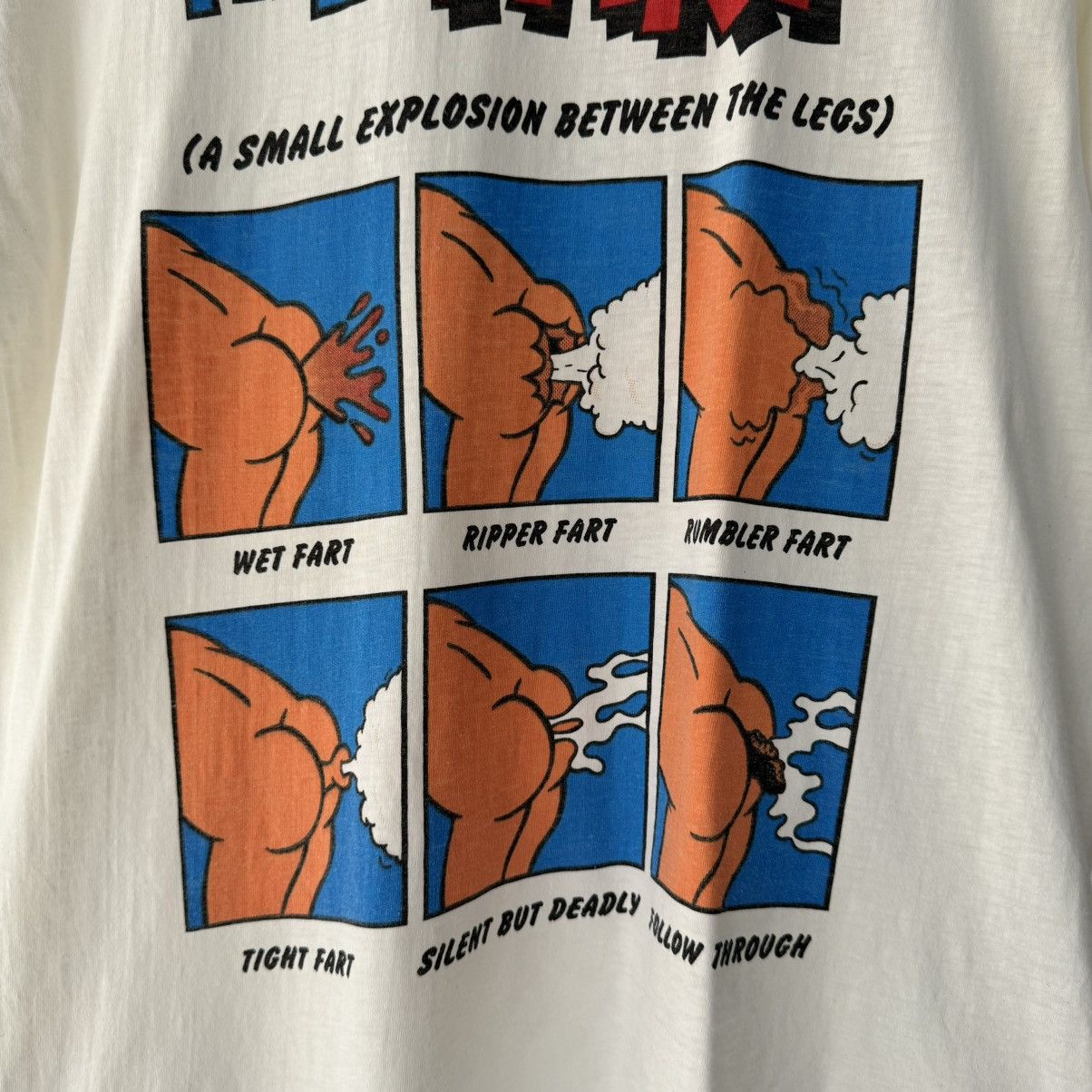 Vintage The Fart Tee Size US M / EU 48-50 / 2 - 1 Thumbnail