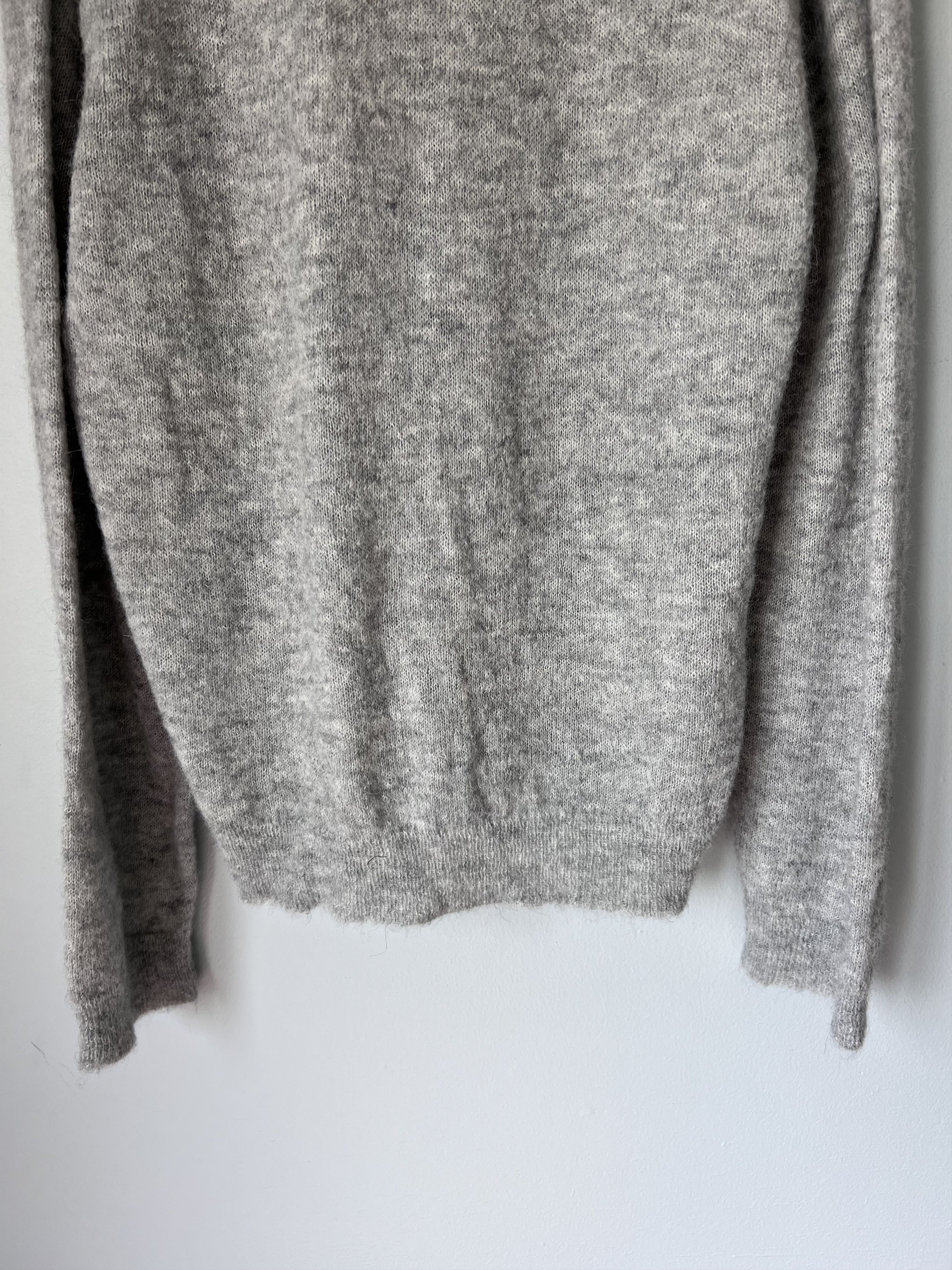Our Legacy Our Legacy Evening Polo in Dust Melange Fuzzy Alpaca Size US L / EU 52-54 / 3 - 7 Thumbnail