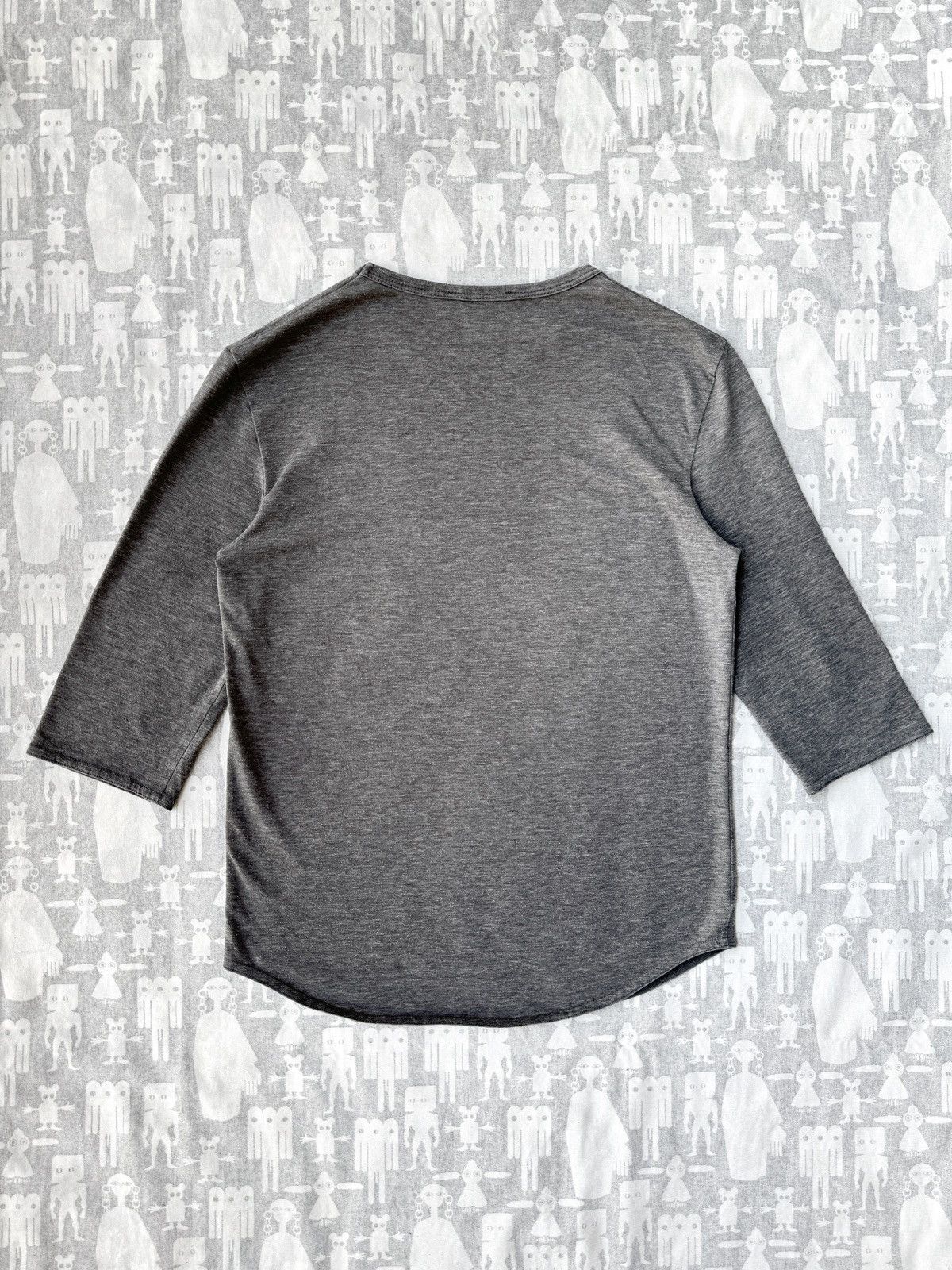 Raf Simons Raf Simons AW97 Blank Heather Grey Baseball Tee-Shirt Size US M / EU 48-50 / 2 - 7 Thumbnail