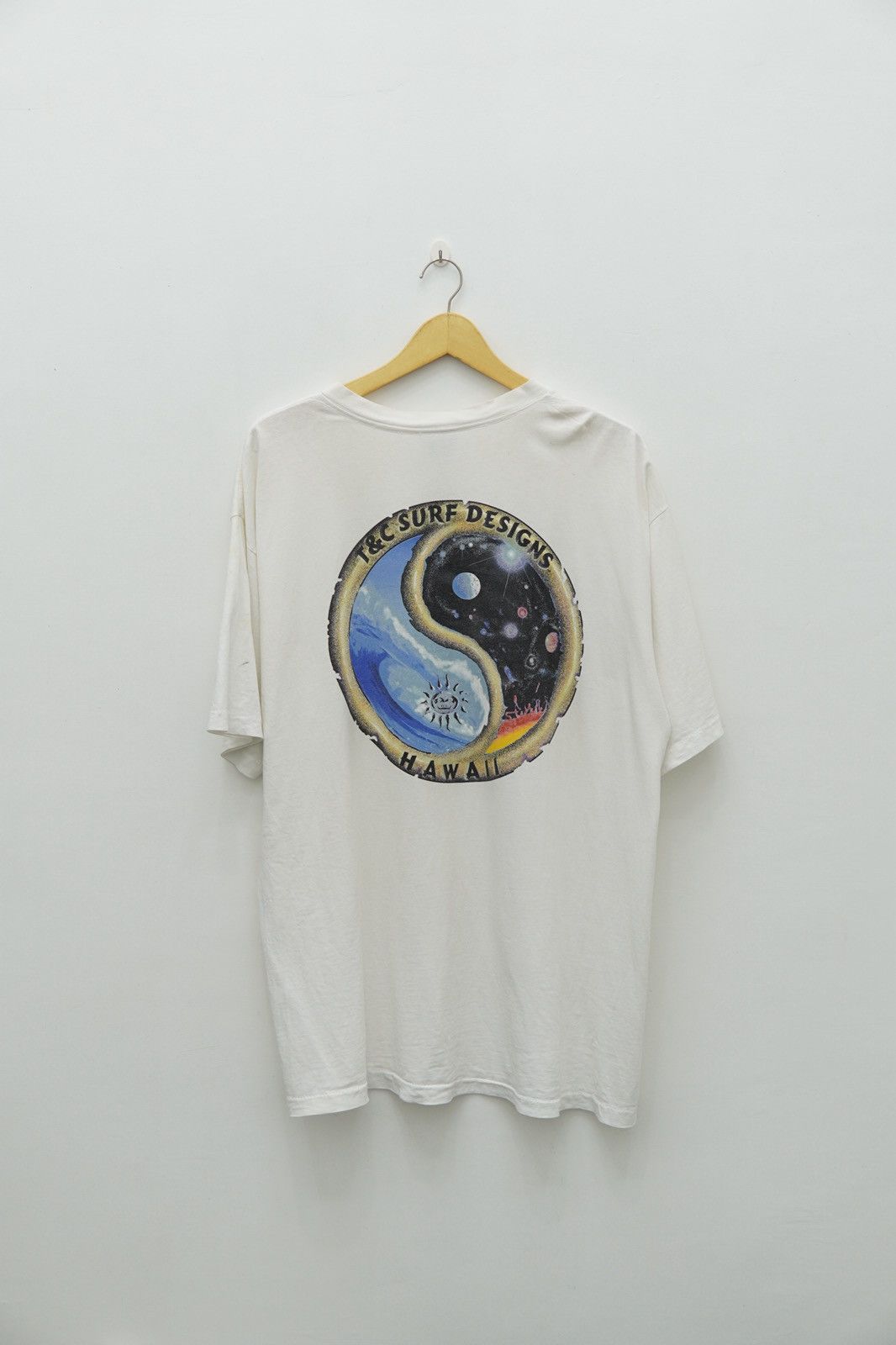 Japanese Brand VINTAGE 90s T&C SURF DESIGN OVERSIZED TEE MADE IN USA Size US XXL / EU 58 / 5 - 1 Thumbnail