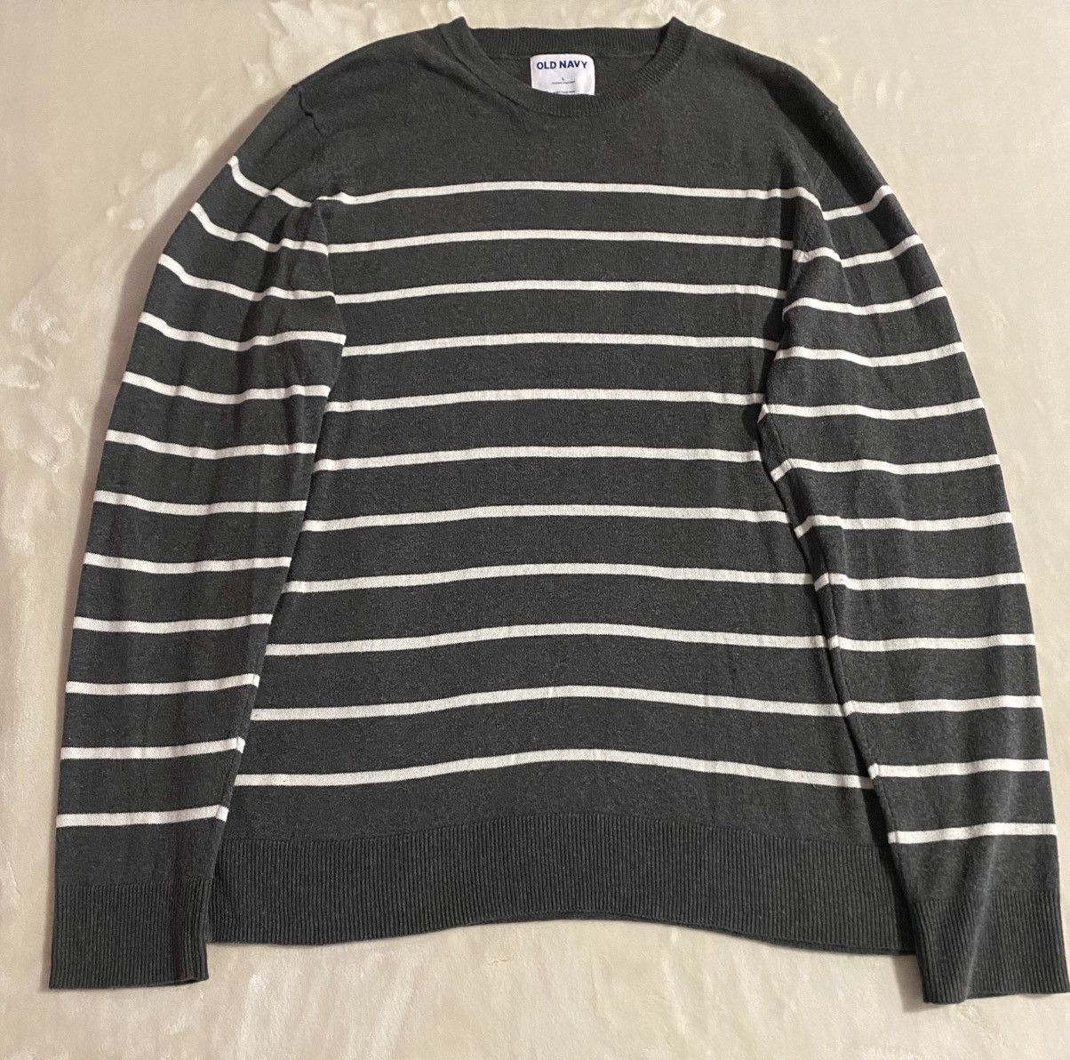 Old Navy Old Navy Black/White Long Sleeve Size US L / EU 52-54 / 3 - 1 Thumbnail