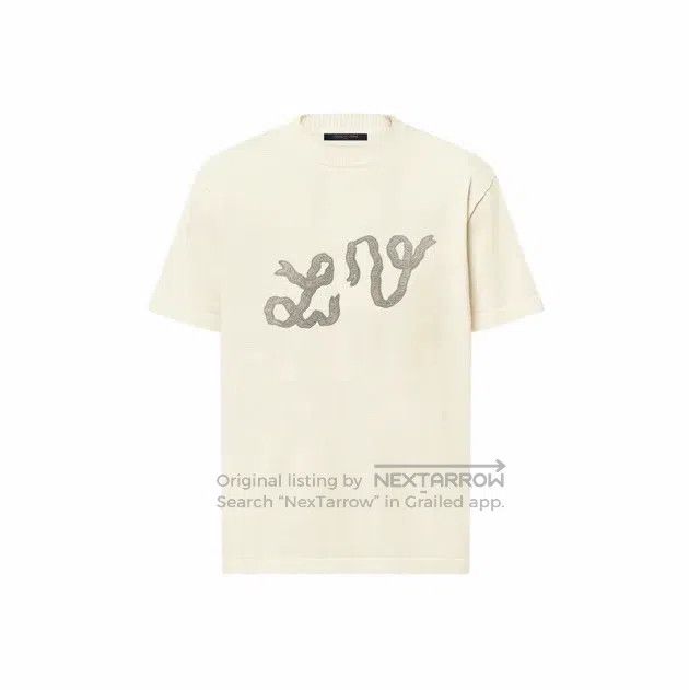 Louis Vuitton Louis Vuitton White snake year limited letter knit short s Size US XXL / EU 58 / 5 - 6 Thumbnail