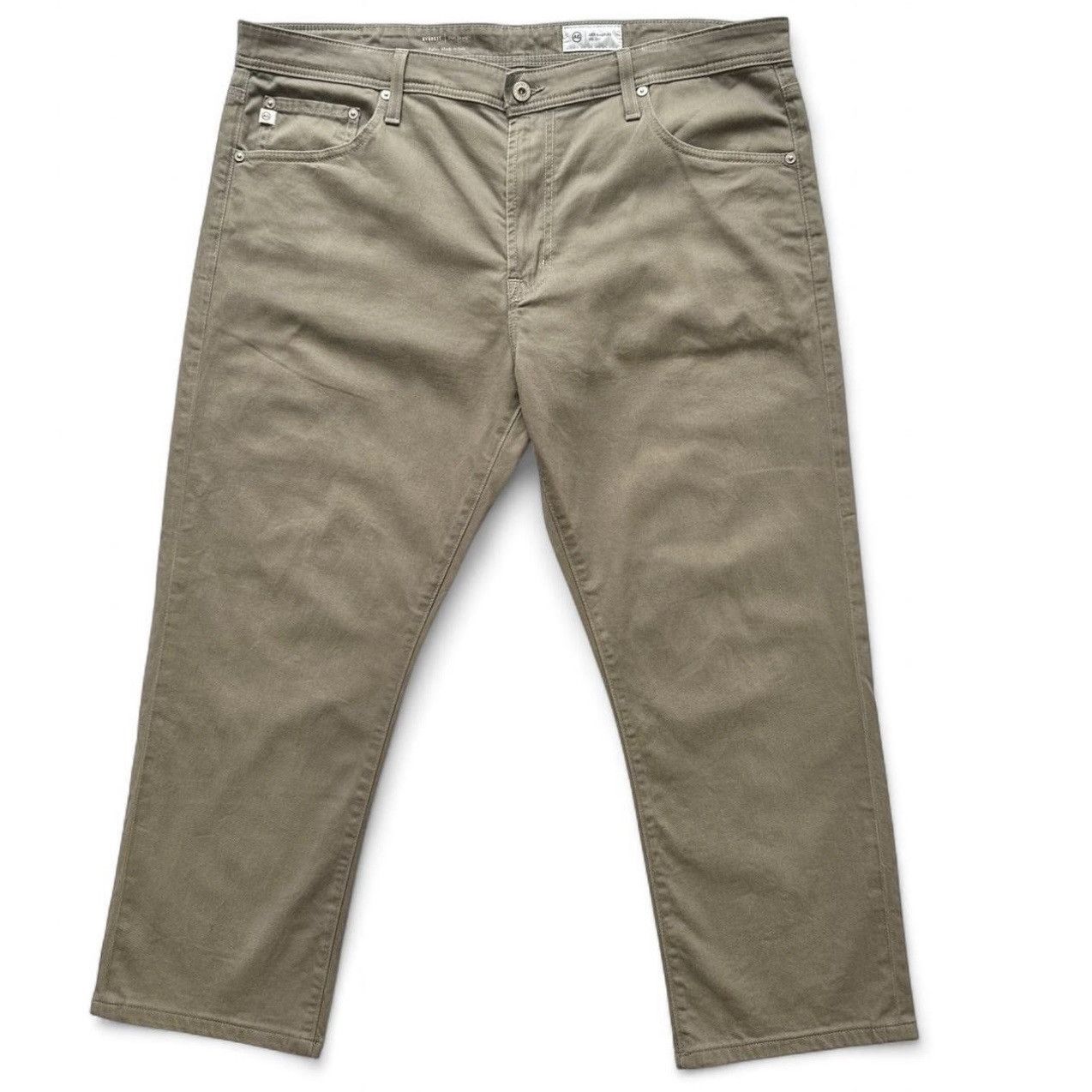 AG Adriano Goldschmied AG Everett Slim Straight Men's Pants in Khaki- Size 38 Size US 38 / EU 54 - 1 Thumbnail