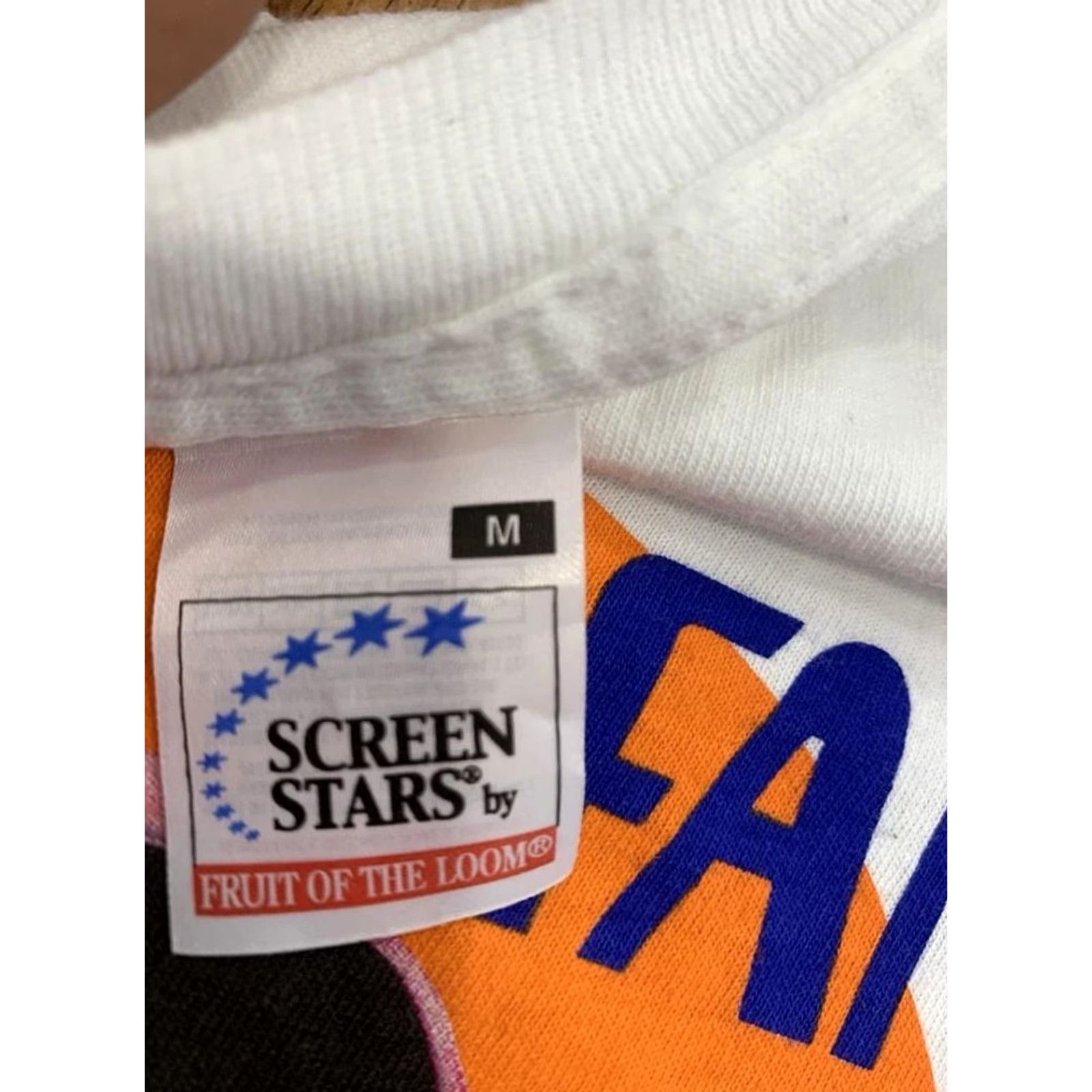Vintage VINTAGE Fanta VW Beetle T-Shirt Medium White Screen Stars Mens Shirt M White Stars 90s Coca-Cola Promo Size US M / EU 48-50 / 2 - 5 Thumbnail