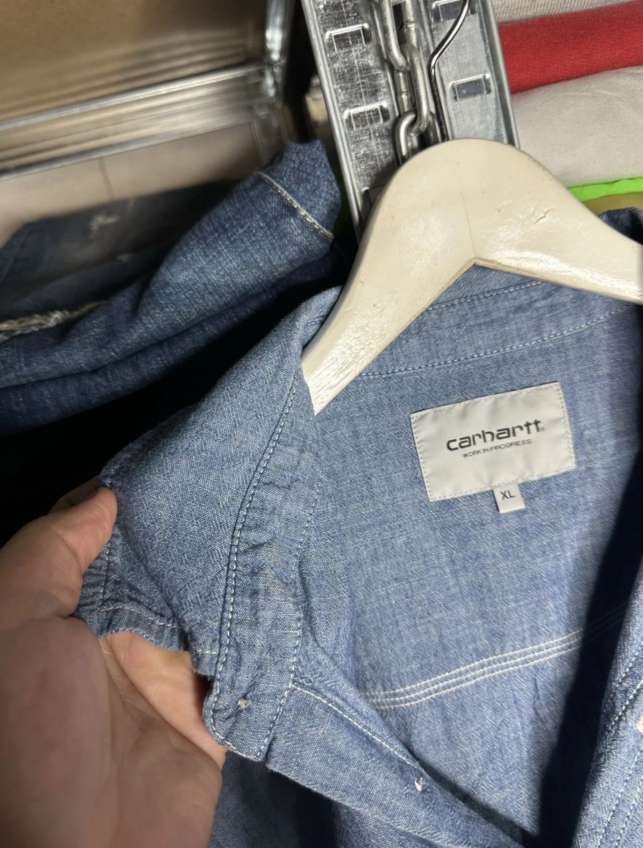 Carhartt Carhartt La Manufacture Jeans Denim Shirt Size US XL / EU 56 / 4 - 7 Thumbnail
