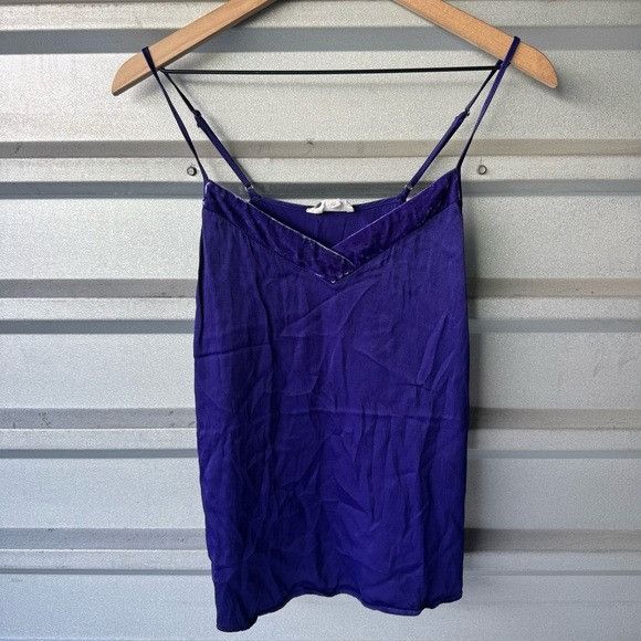 Anthropologie Anthropologie Rich Purple Camisole SZ Extra Small XS Size XS / US 0-2 / IT 36-38 - 1 Thumbnail