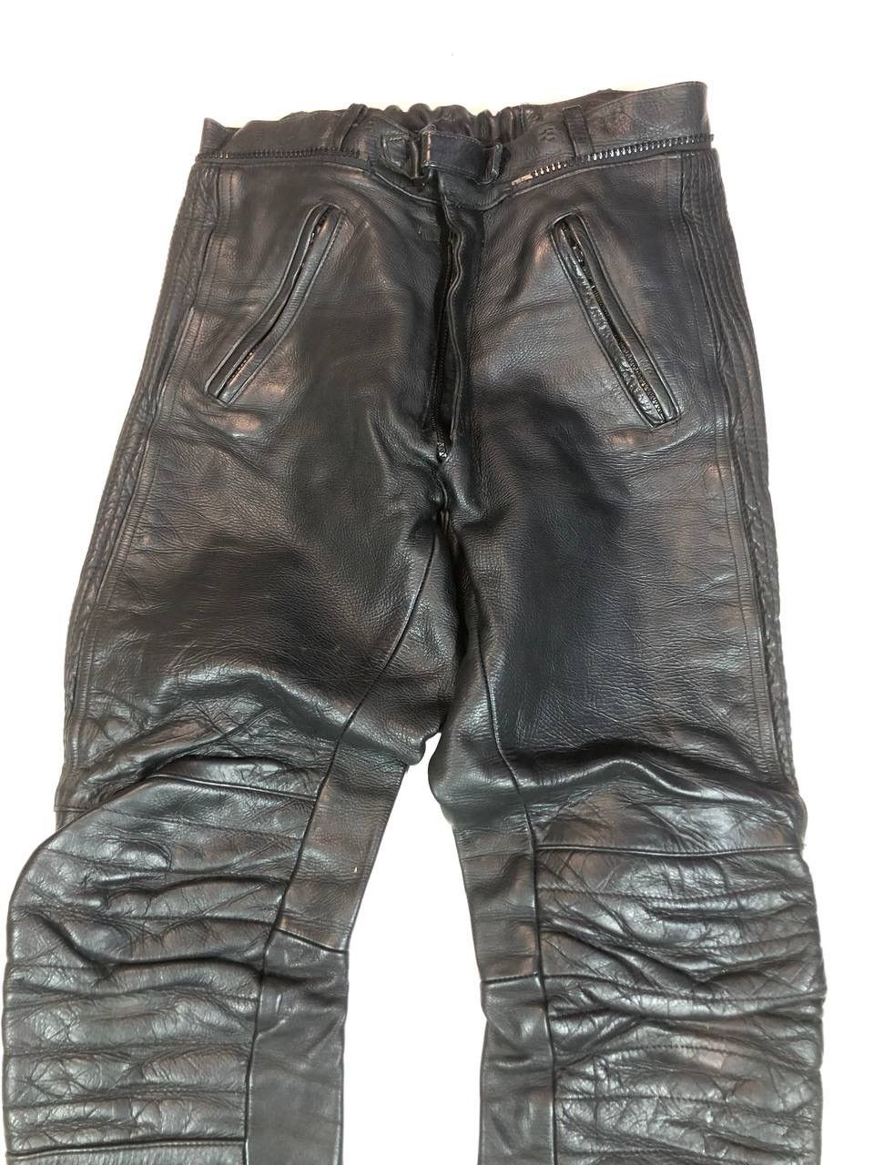 Genuine Leather Leder Motorcycle Leather Pants Vintage Size US 32 / EU 48 - 3 Thumbnail