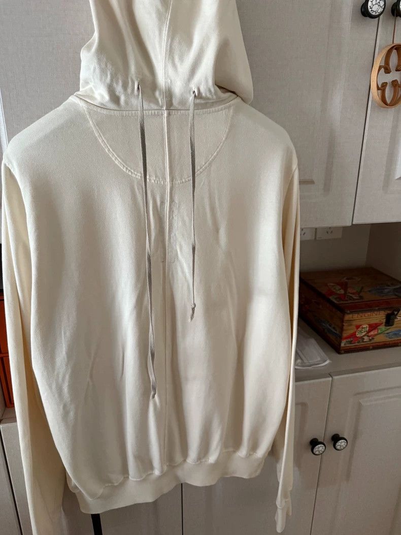 Rick Owens Rick owens Off-white hooded sweatshirt Size US L / EU 52-54 / 3 - 3 Thumbnail