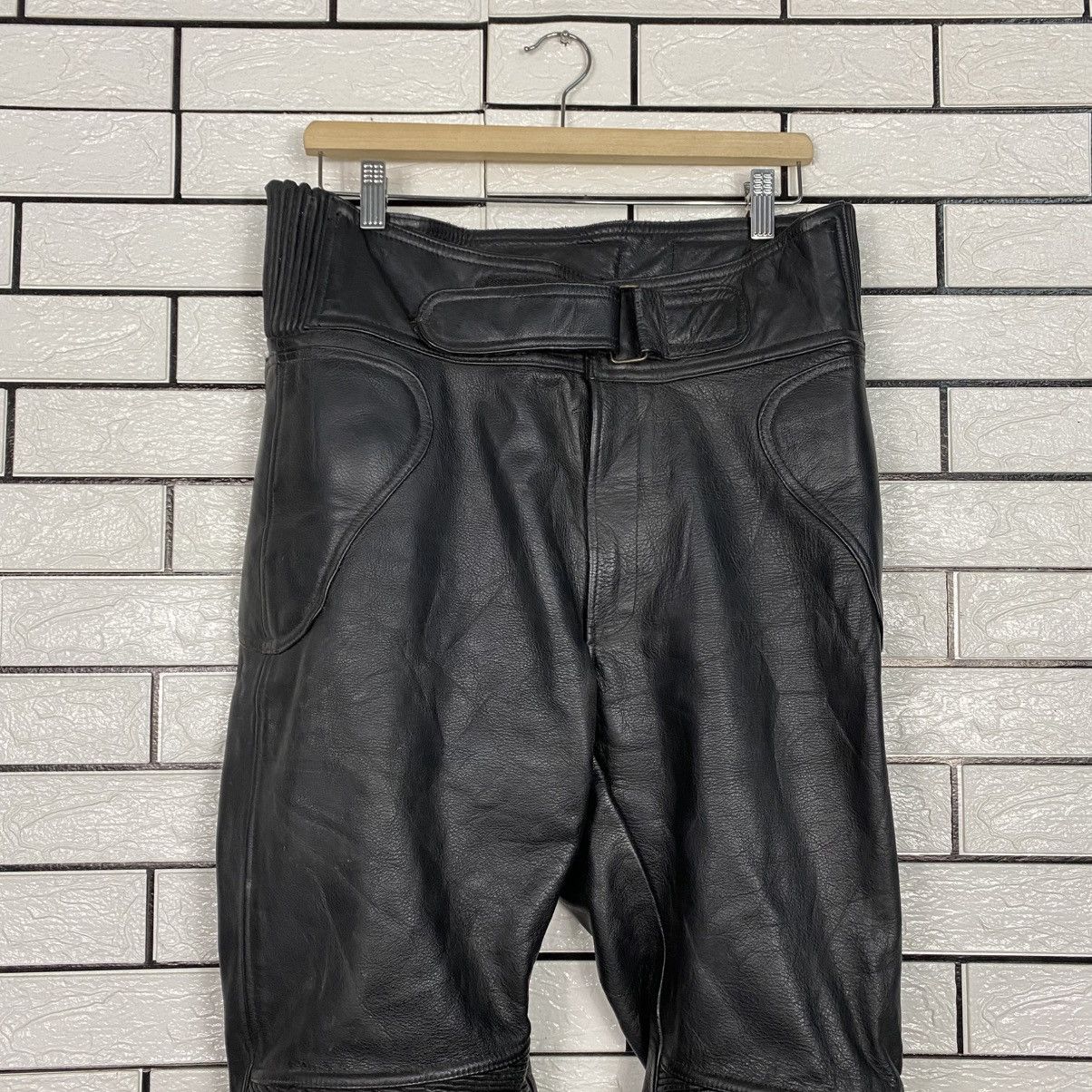 Kadoya Vintage Leather Pants Racing B's Leather Issey Miyake Size US 30 / EU 46 - 5 Thumbnail