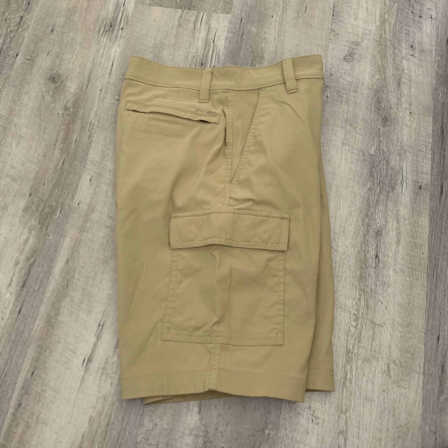 Eddie Bauer Eddie Bauer TraveX Cargo Shorts Mens 30 Khaki Outdoor Lightweight Nylon Stretch Size US 30 / EU 46 - 2 Thumbnail