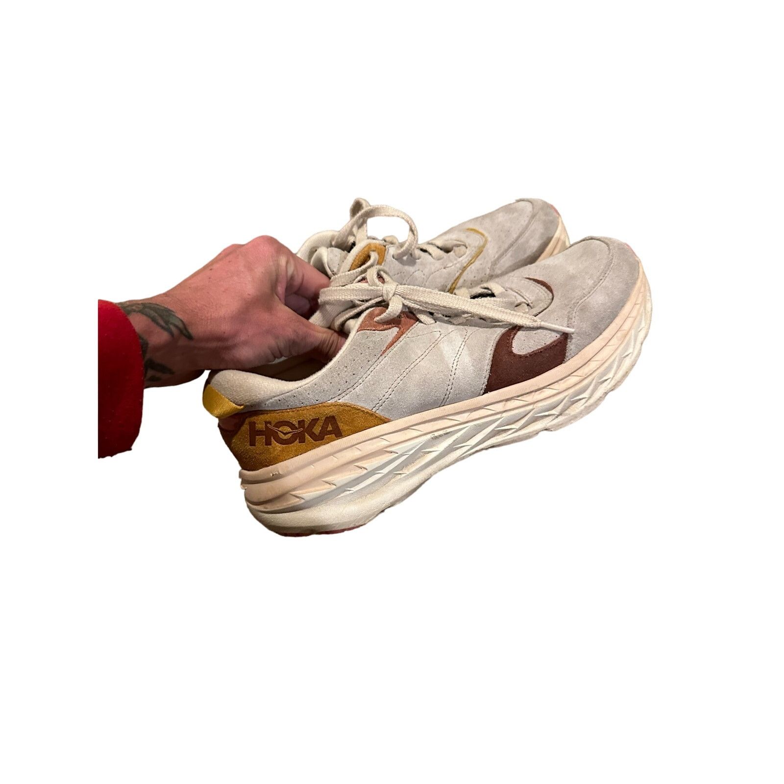 Hoka Hoka Bondi suede 10.5 men’s Size US 10.5 / EU 43-44 - 1 Thumbnail