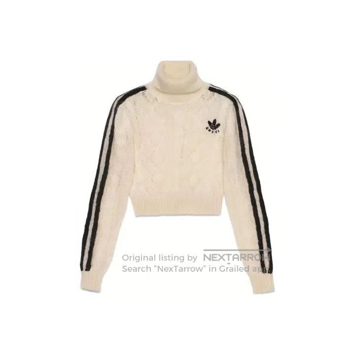 Gucci Gucci x Adidas Ivory Knit Sweater for Women. Size S / US 4 / IT 40 - 1 Thumbnail