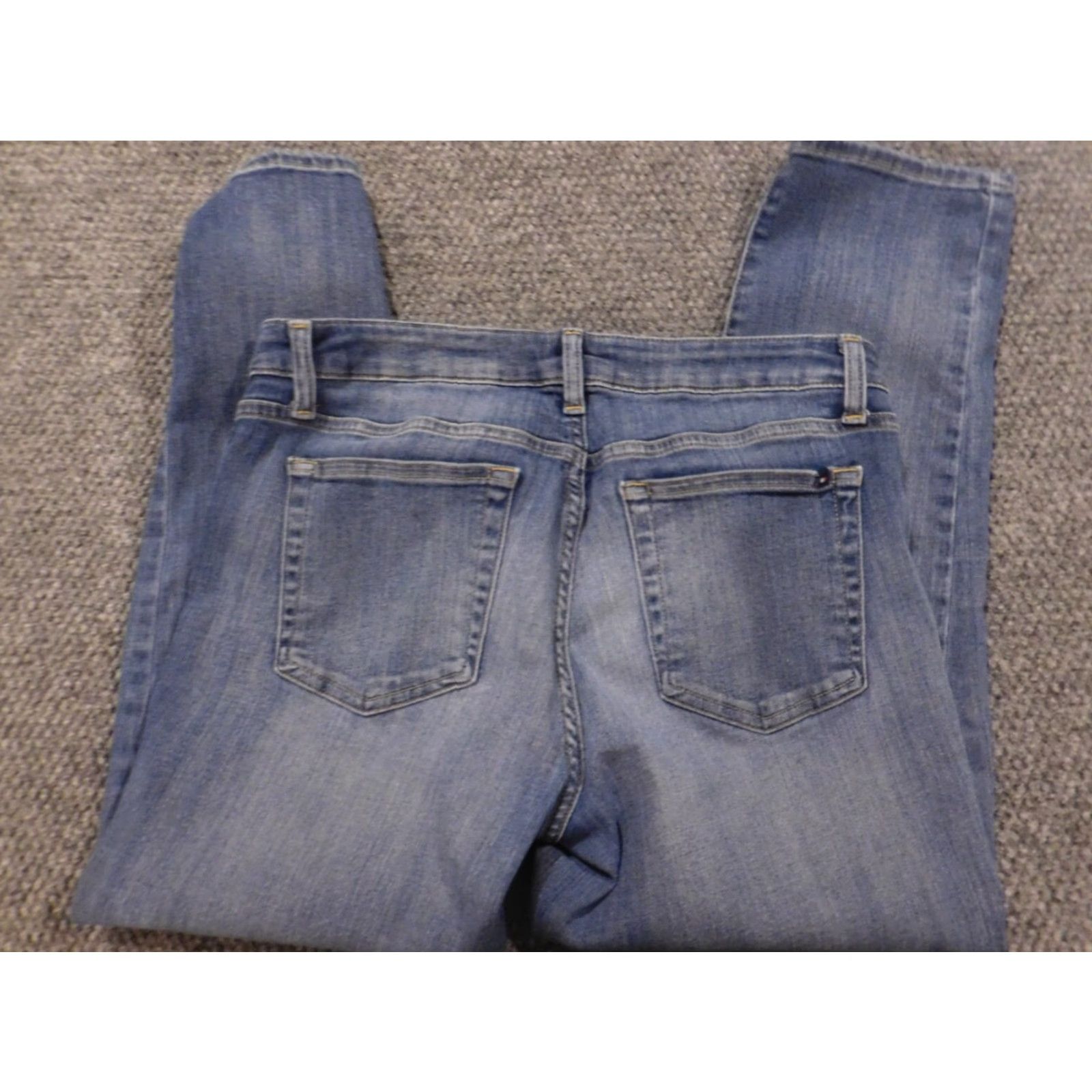 Tommy Hilfiger Tommy Hilfiger Jeans Womens 8 Crop Denim Blue Regular Inseam 25 in Zip Zipper Cotton Blend Size 24" / US 00 / IT 34 - 5 Thumbnail