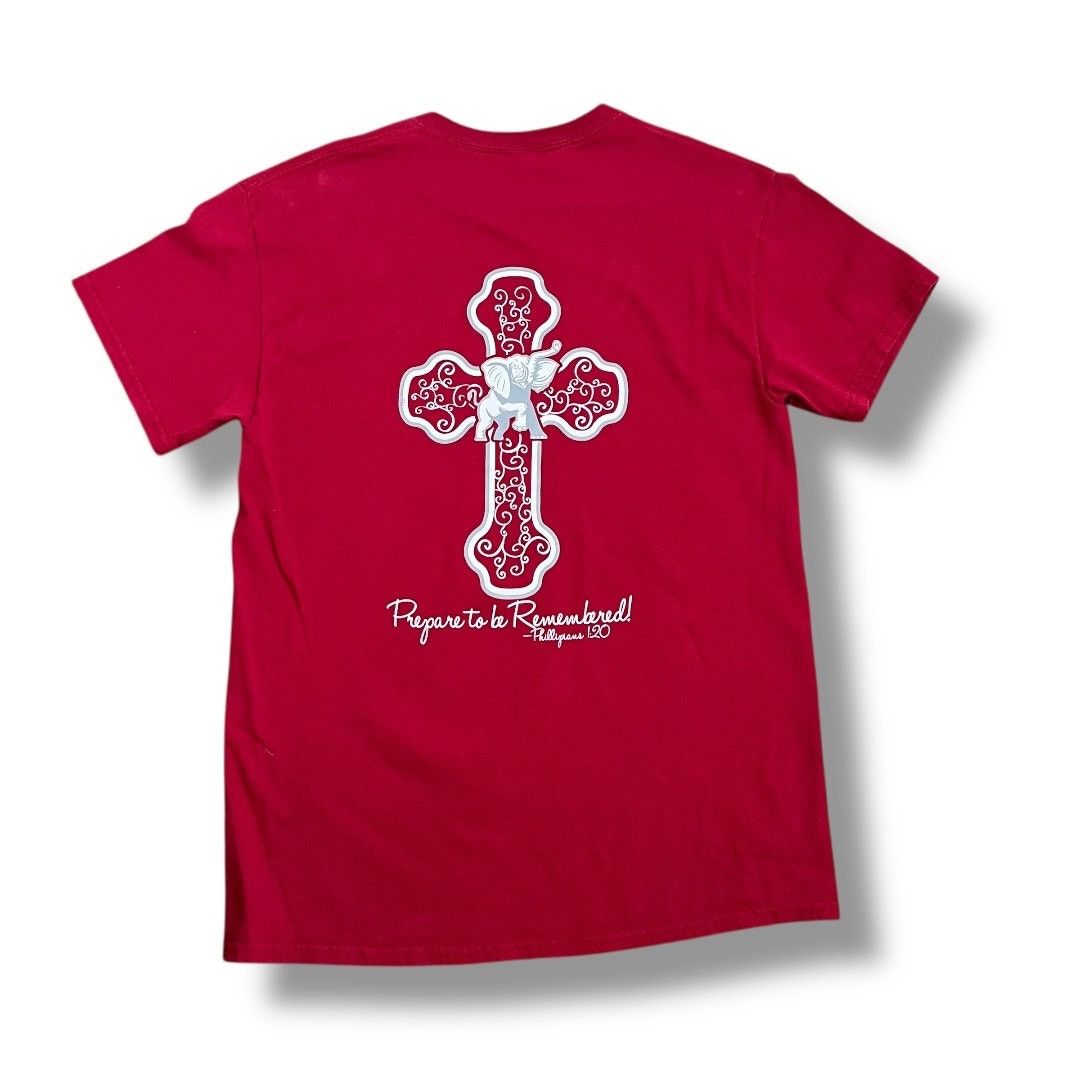 Gildan Gildan Ultra Cotton AL Crimson Tide mascot elephant T-shirt Size M / US 6-8 / IT 42-44 - 8 Thumbnail