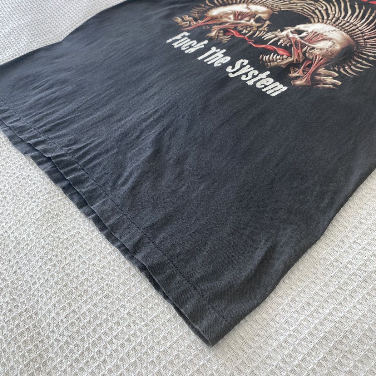 Band Tees Thrashed Faded The Exploited Punk Boot Band ERD GRUNGE TEE Size US XL / EU 56 / 4 - 8 Thumbnail