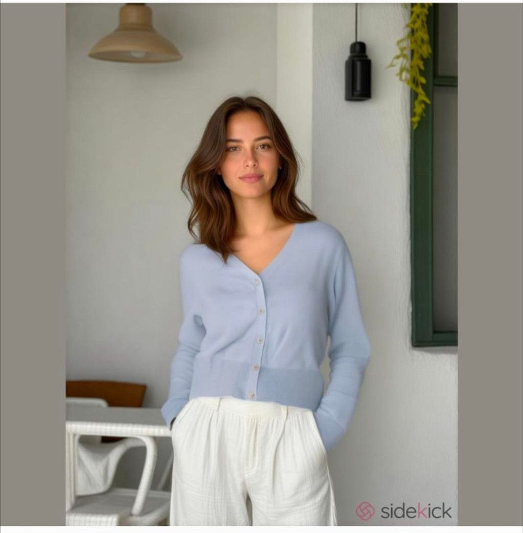 Other Cabi blue cardigan sweater size large Size L / US 10 / IT 46 - 1 Thumbnail