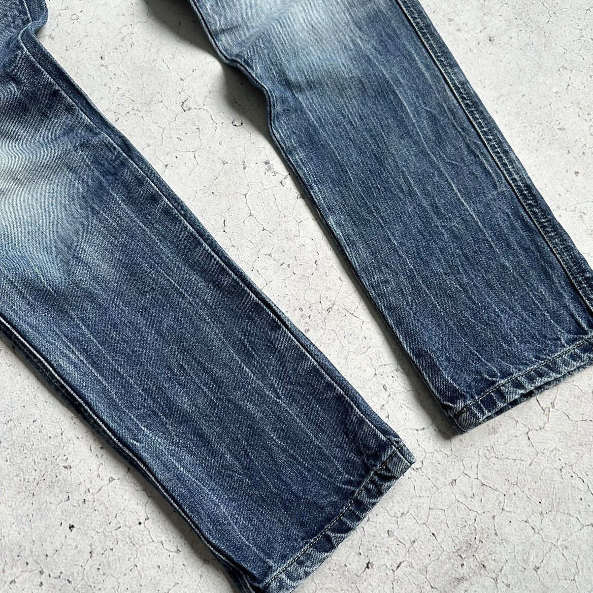 Diesel × Japanese Brand × Vintage VINTAGE DIESEL Y2K DISTRESSED DENIM JEANS PANTS 30x34 Size US 30 / EU 46 - 15 Thumbnail