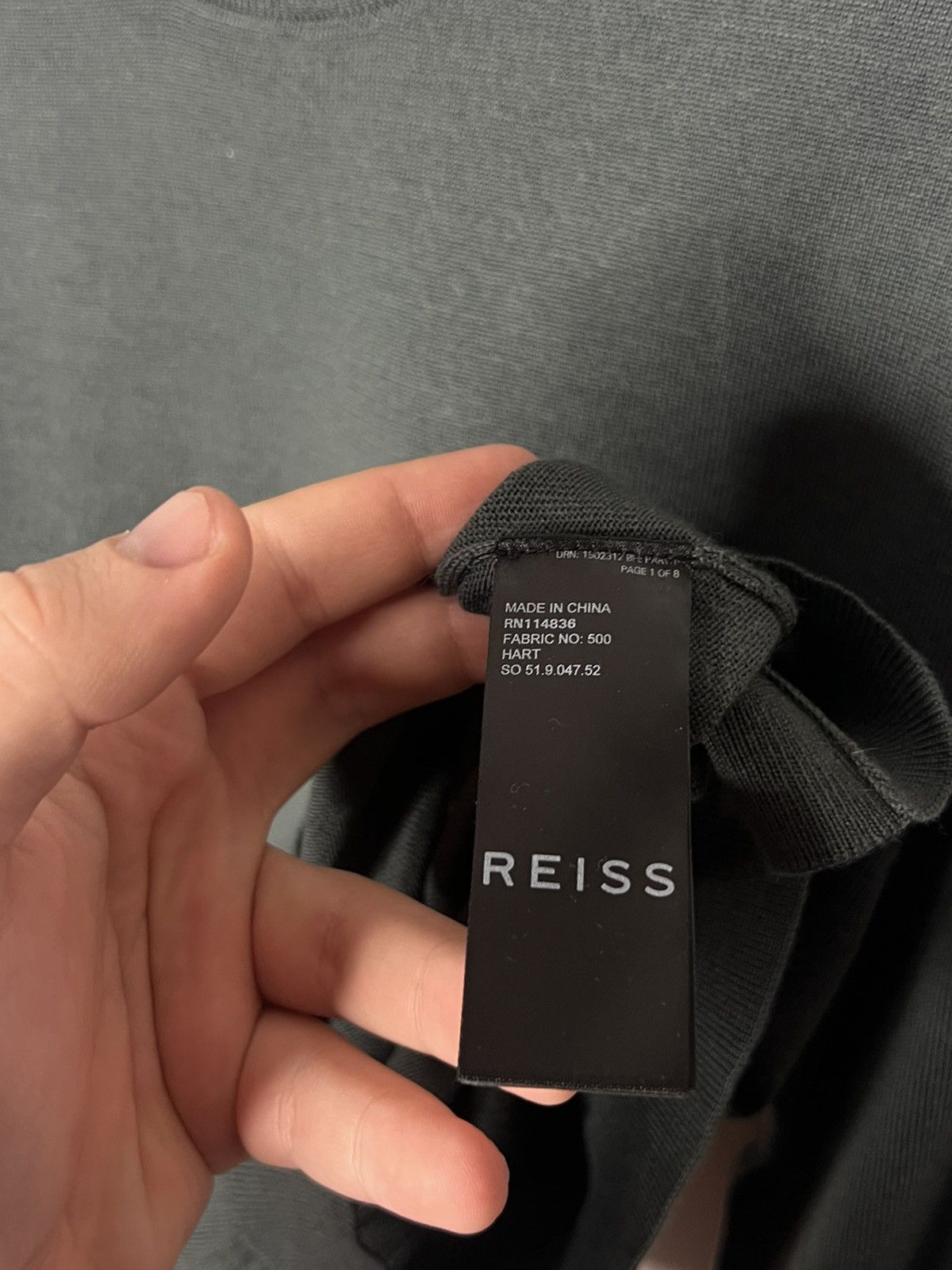 Reiss × Vintage 🤑Reiss Luxury Sweater Lana Wool Pullover Long Sleeve🤑 Size US M / EU 48-50 / 2 - 8 Thumbnail